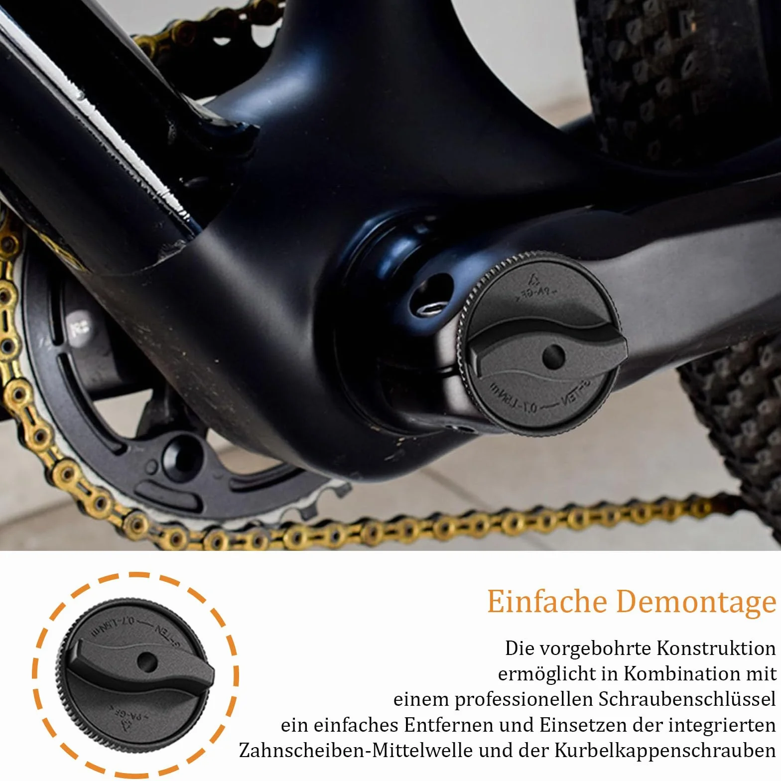 Narzędzie rowerowe Centerlock, klucz suportu pedałowego, narzędzie Centerlock, z 2 adapterami i 1 narzędziem do osłony korby, z Shimano Hollowtech II, BB9000, BBR60 do naprawy rowerów