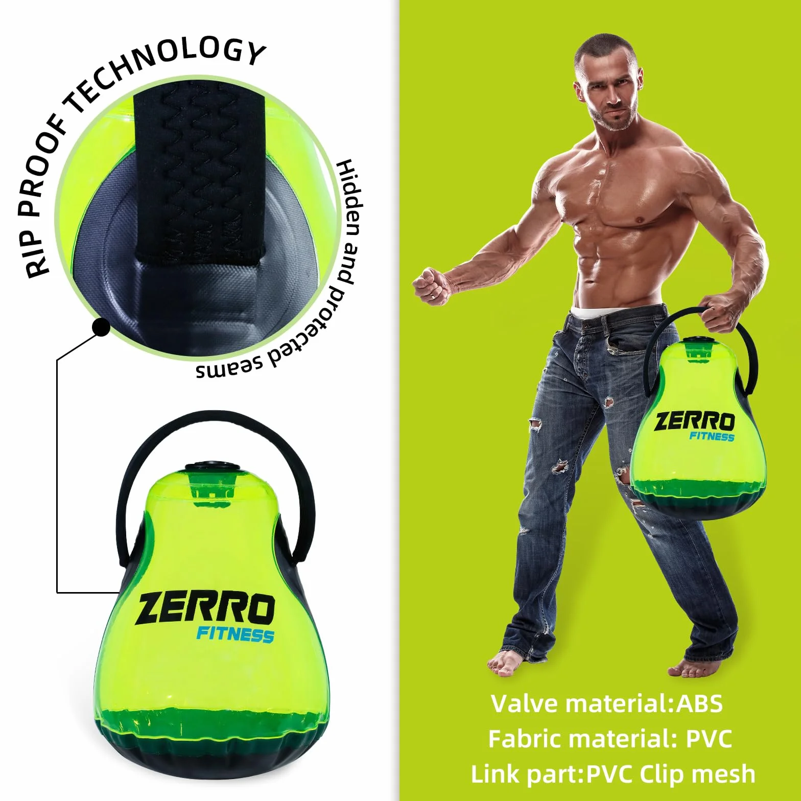 CCLIFE Kettlebell napełniony wodą regulowany