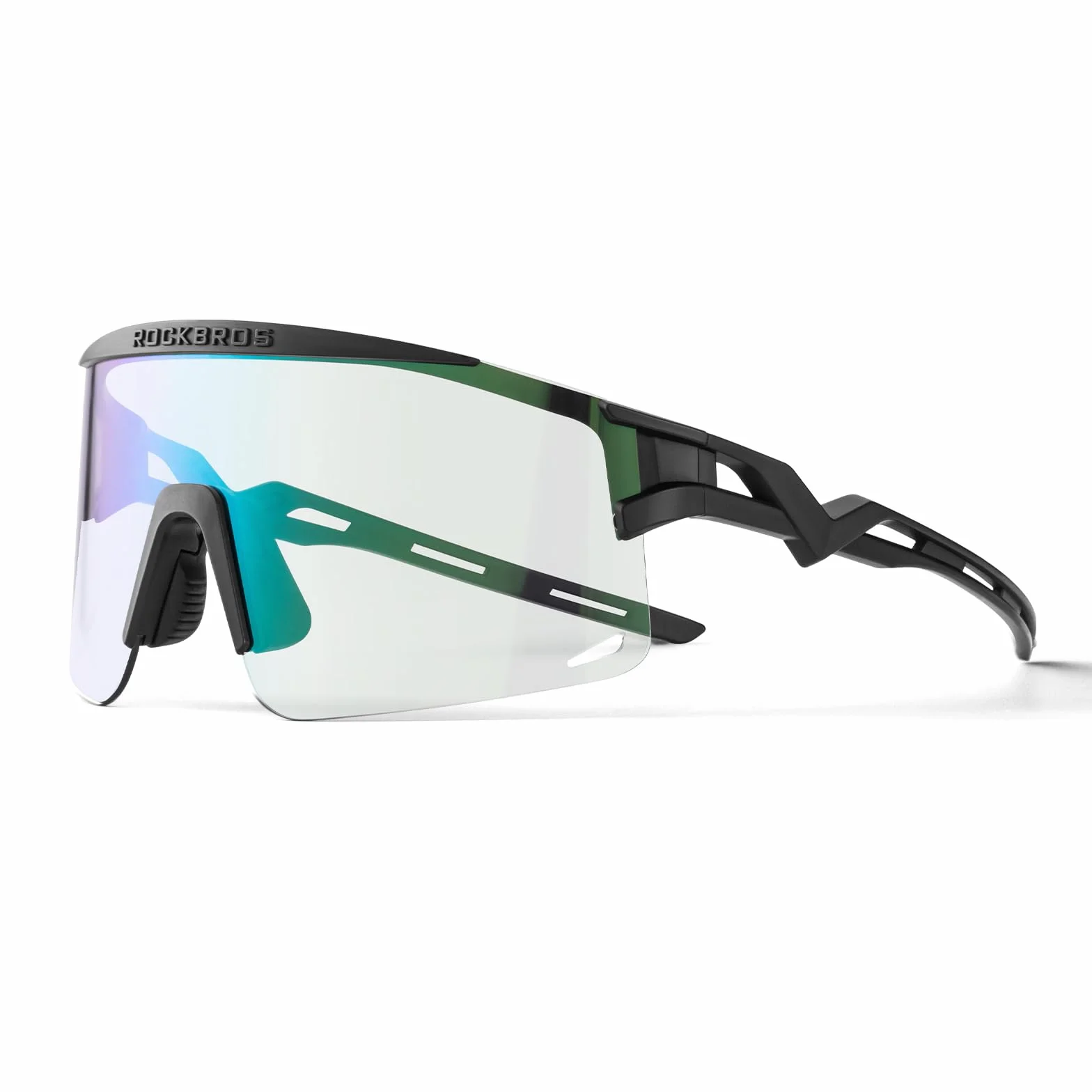 ROCKBROS Okulary rowerowe fotochromatyczne z polaryzacją i filtrem przeciwmgielnym sportowe