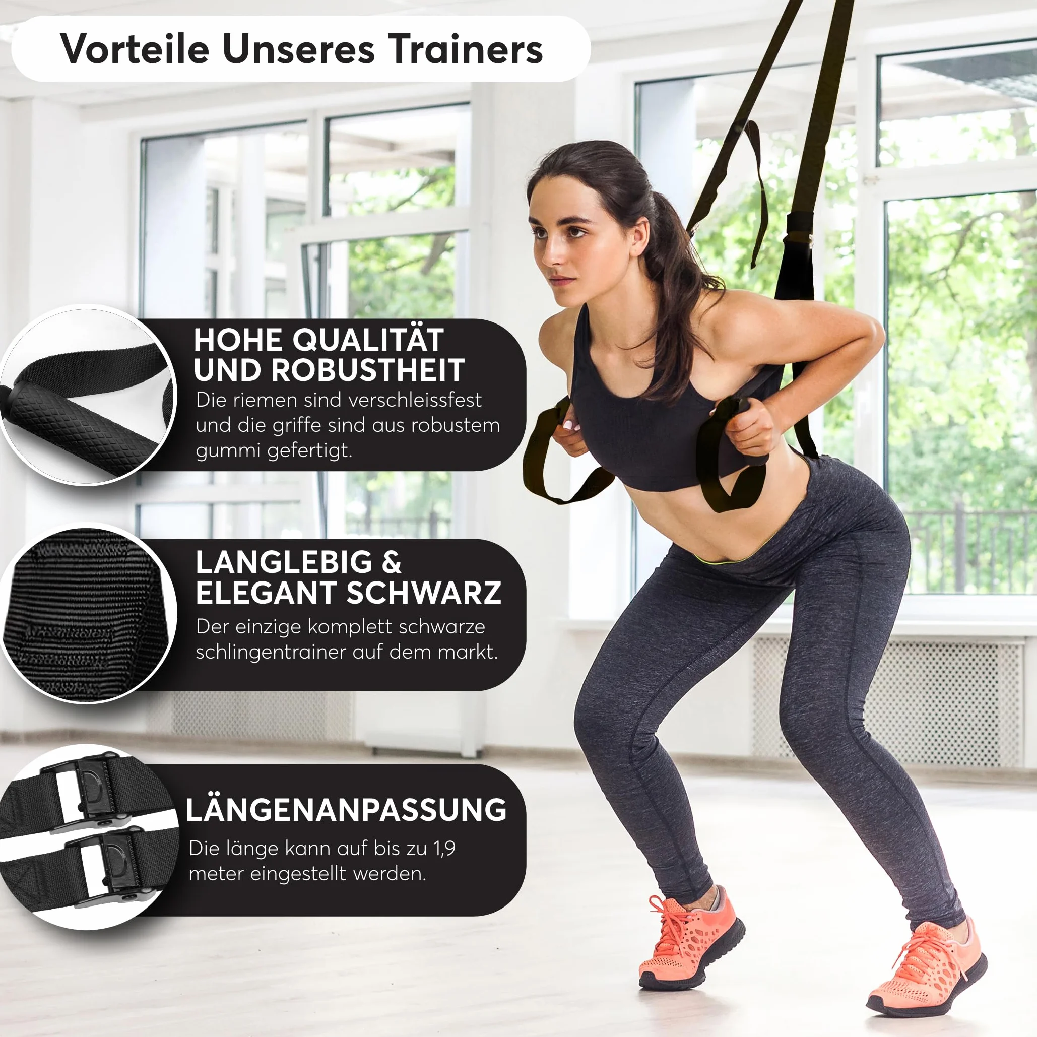 Breaking Limits Sling Trainer do siłowego treningu - taśmy do treningu całego ciała - trening na świeżym powietrzu