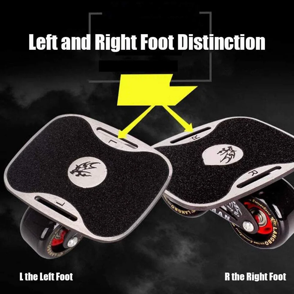 Drift Skates Split Skateboard Przenośna płyta rolek drift High Rebound Skate Outdoor Sliding Nastolatki Dorośli Prezent urodzinowy
