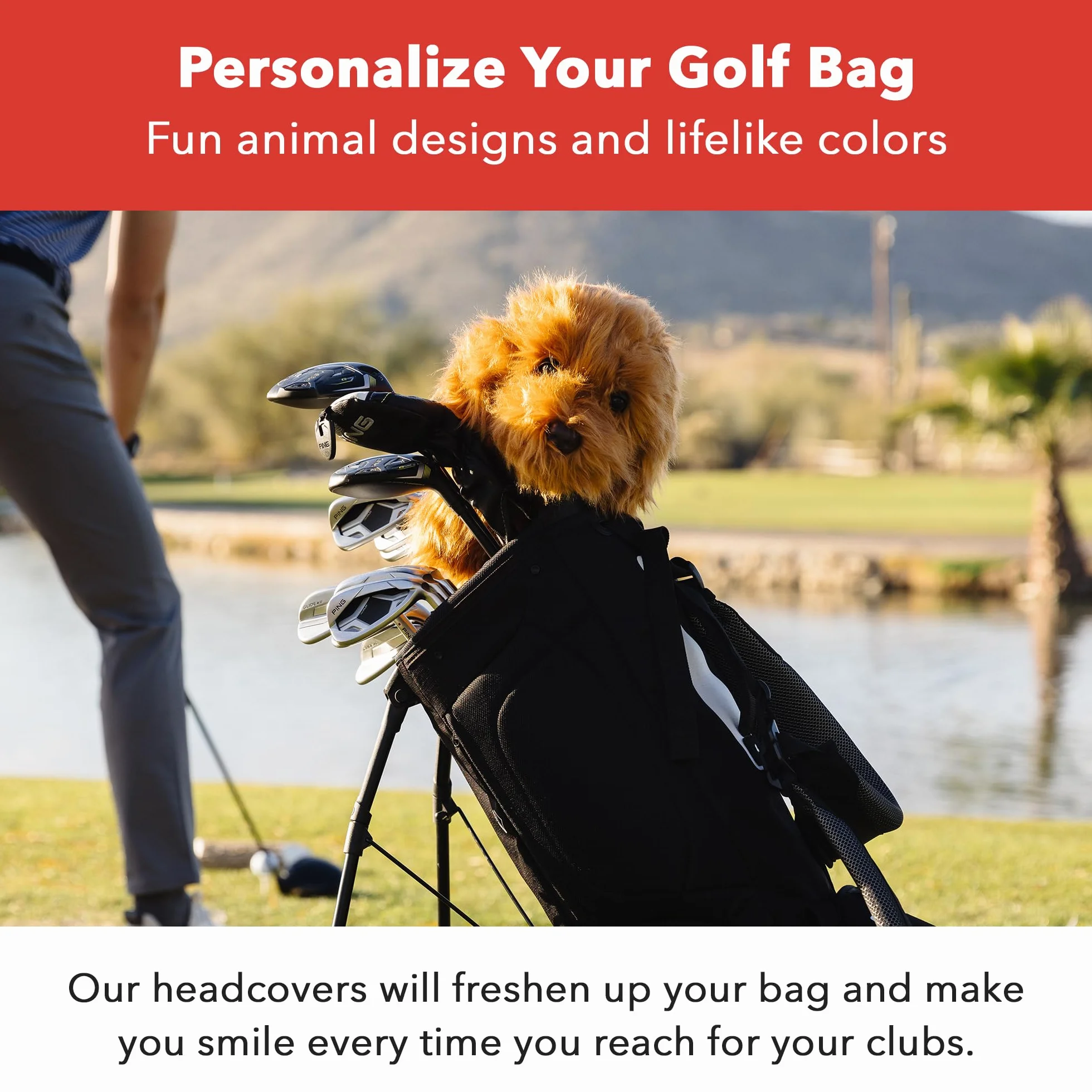 Goldendoodle Golf Headcover