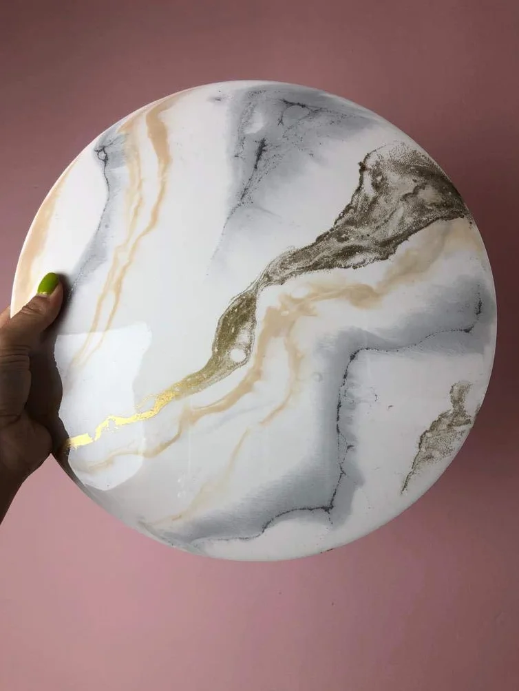 Żywica epoksydowa Art Pro Deluxe 9kg do powierzchni nachylonych pionowych powłok podstawek tac nietoksyczna Made in Italy