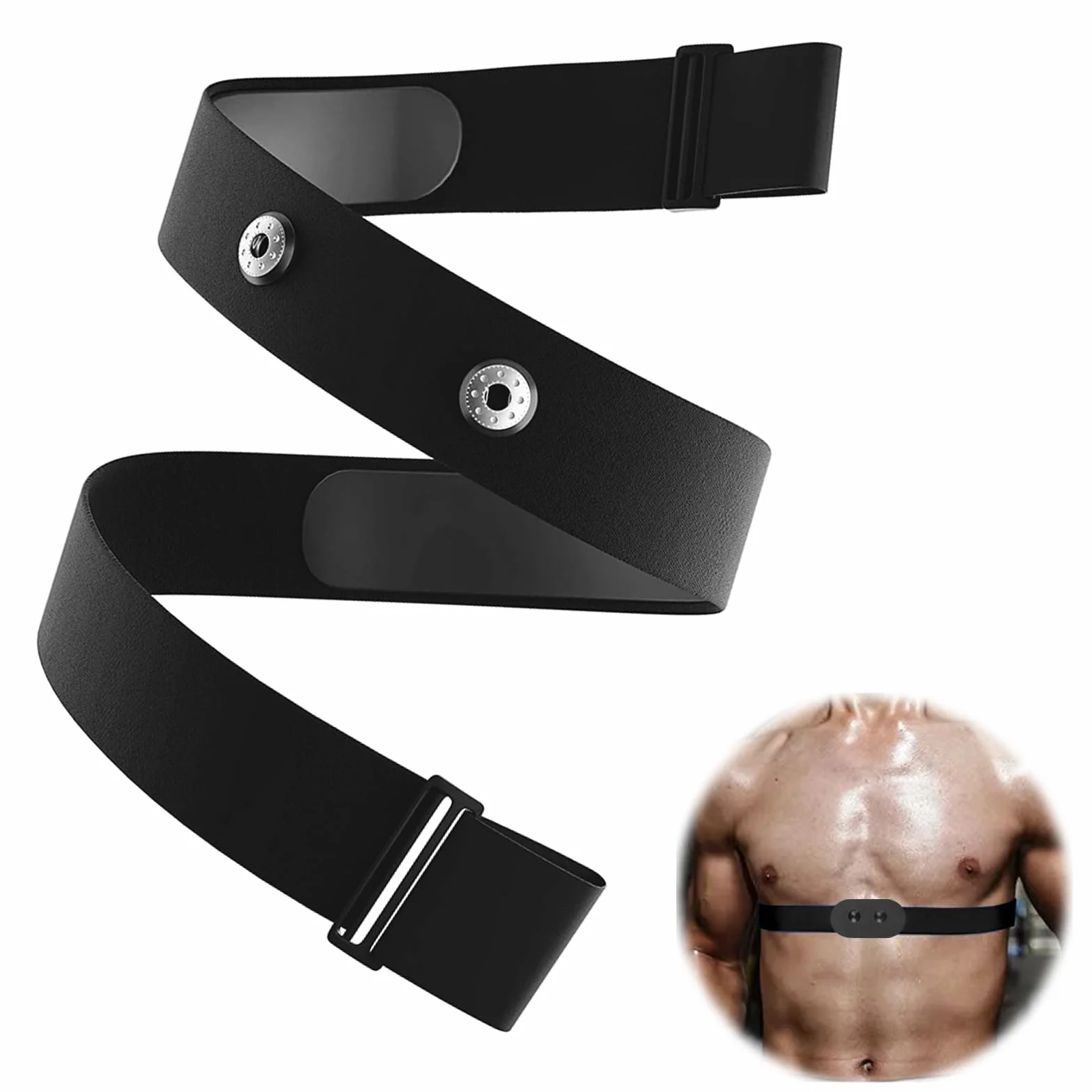 Zamieniony pas piersiowy V3, zapasowy pasek do ANT, regulowany elastyczny pas zastępczy, pasuje do Polar H1, H10, H9, H7, Garmin