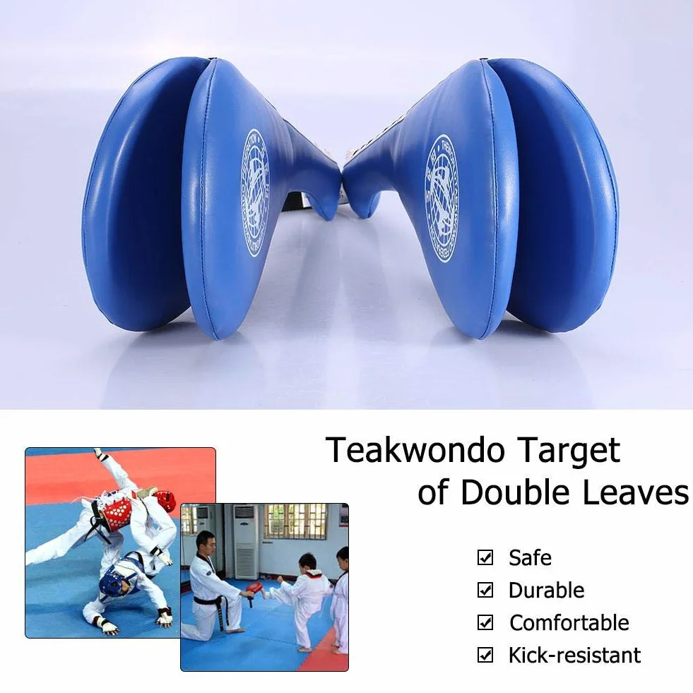 Taekwondo Pads, 1 para kickpadów cel PU trwałe taekwondo kopanie sztuki walki boks taekwondo pad trening