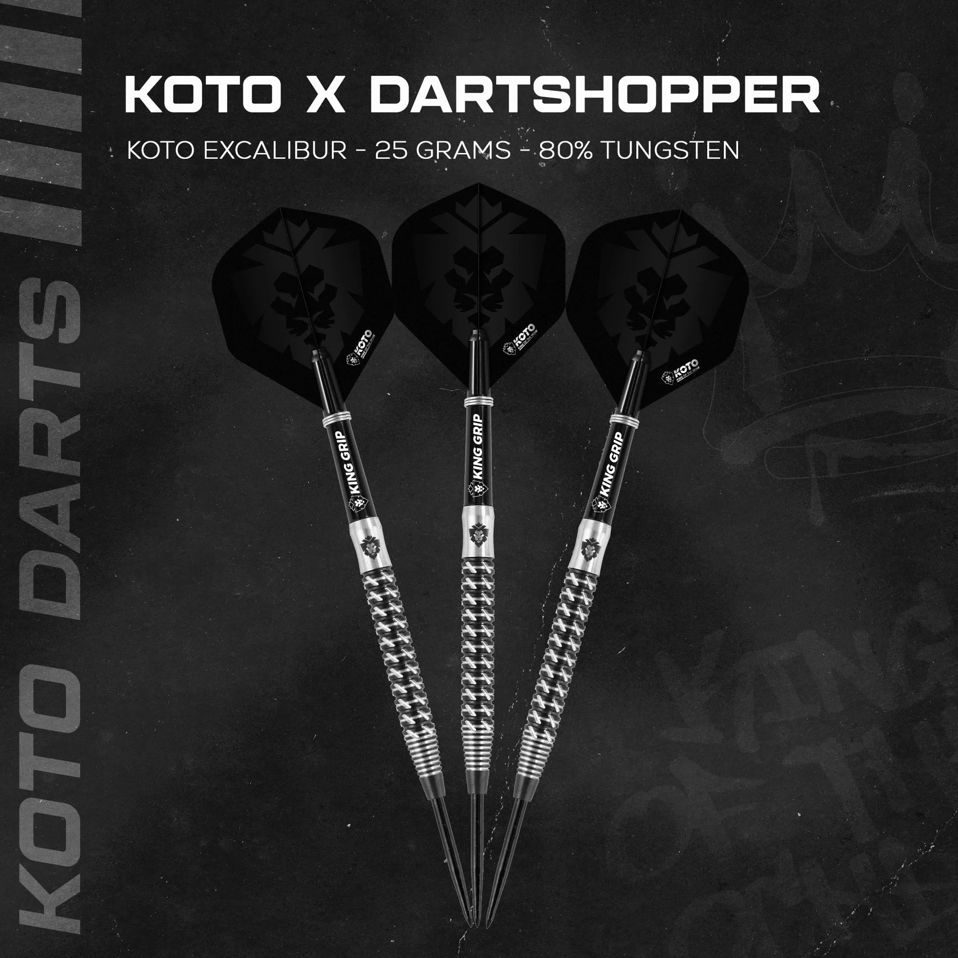 KOTO Excalibur 90% Tungsten Darts Lotki