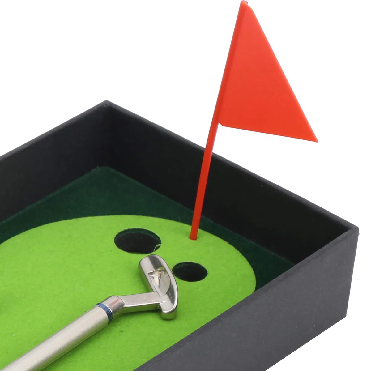 Mini kluby golfowe zestaw kijów, mały zestaw do ćwiczeń golfowych, mini biuro gry na biurko do gry w golfa długopis do gry w golfa putting mata do nowość dekoracja golfa prezent prezent