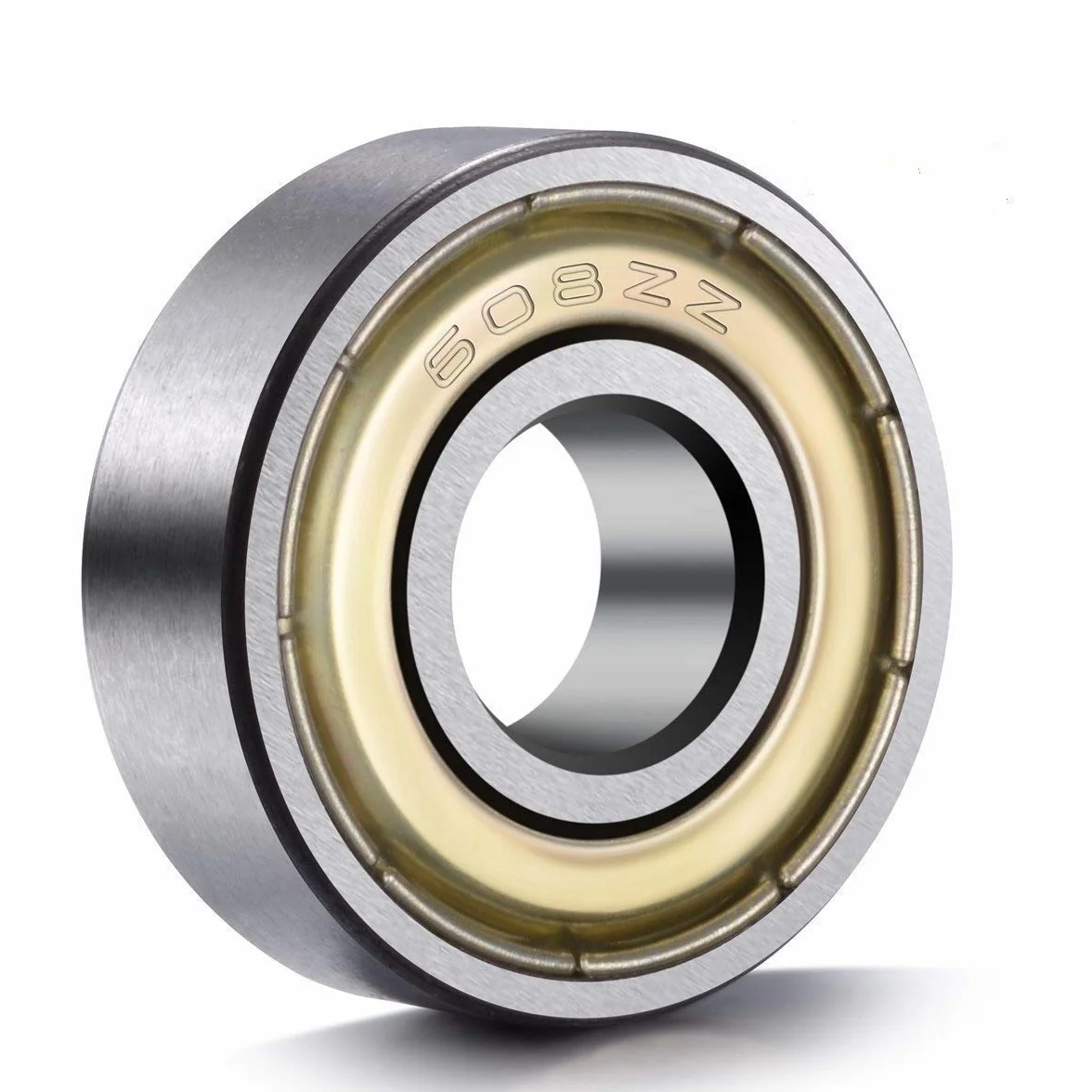HonLena 608 ZZ łożyska kulkowe, 20 sztuk 8 mm x 22 mm x 7 mm metalowe podwójne Shielded miniaturowe łożysko kulkowe zwykłe do deskorolki, skuterów