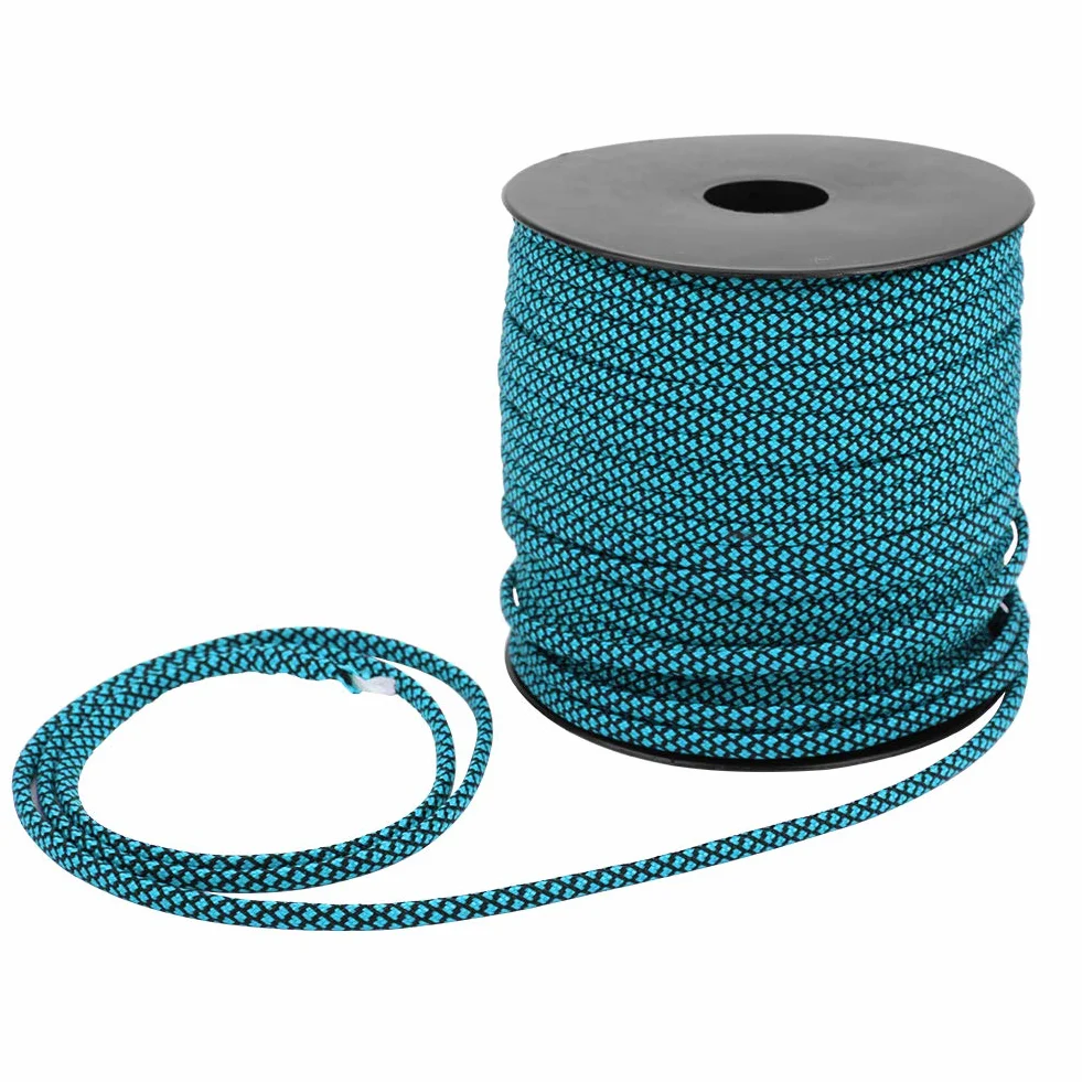 MAGT Core Paracord, 50 m, 4 mm grubości, 7-rdzeniowy, paracord, ratownictwo, smycz do namiotu, lina kempingowa, do plecionek bransoletek na zewnątrz, kolor niebieski