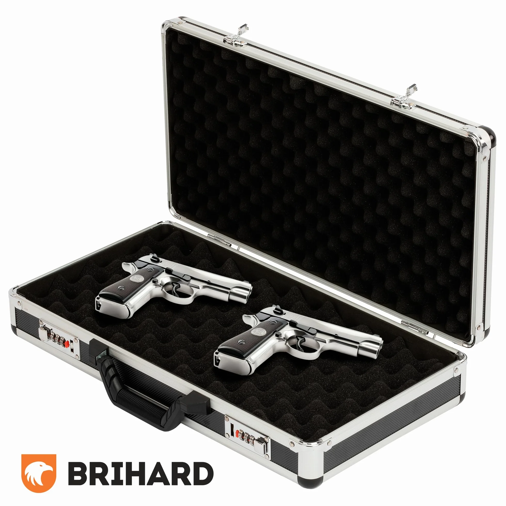 Extra Strong Weapon Cases, Przenośna Walizka na Broń Krótką z Aluminiową Ramą