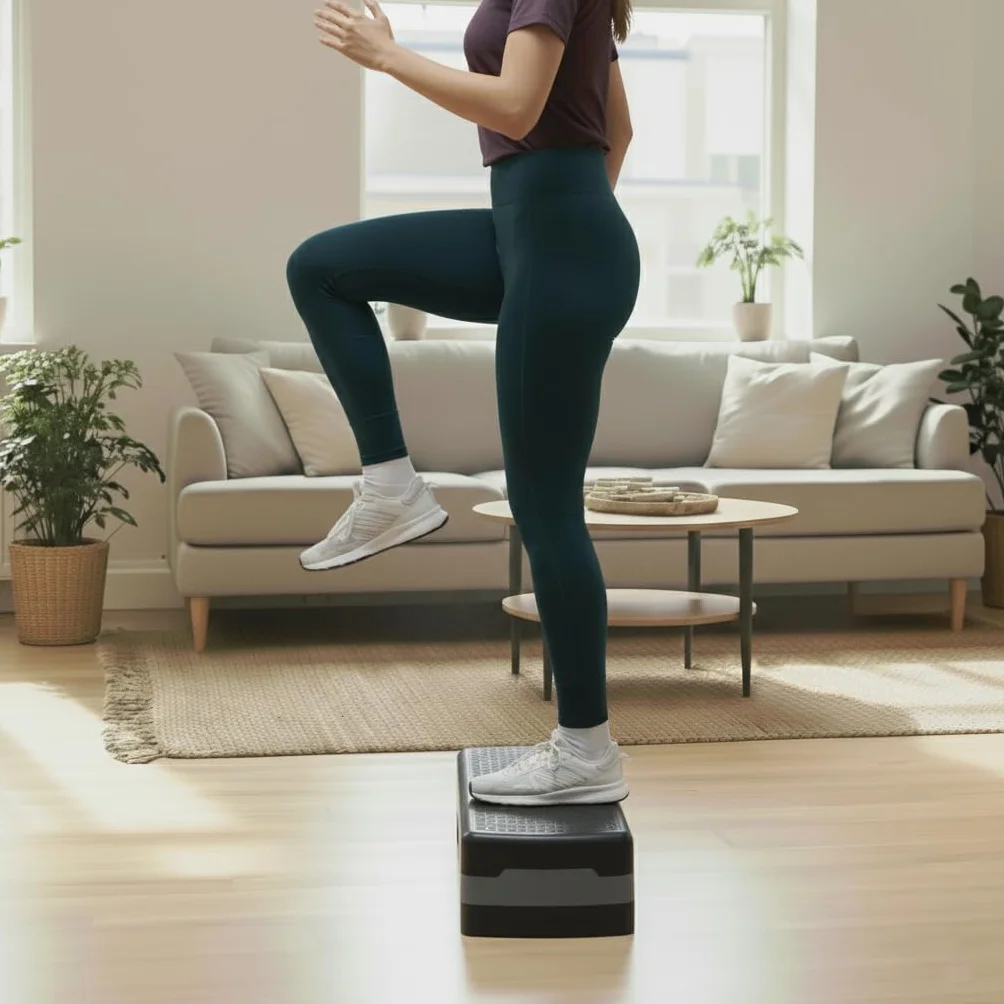 VirtuFit Essential Aerobic Fitness Stepper do Domu z Regulacją Wysokości Antypoślizgowy