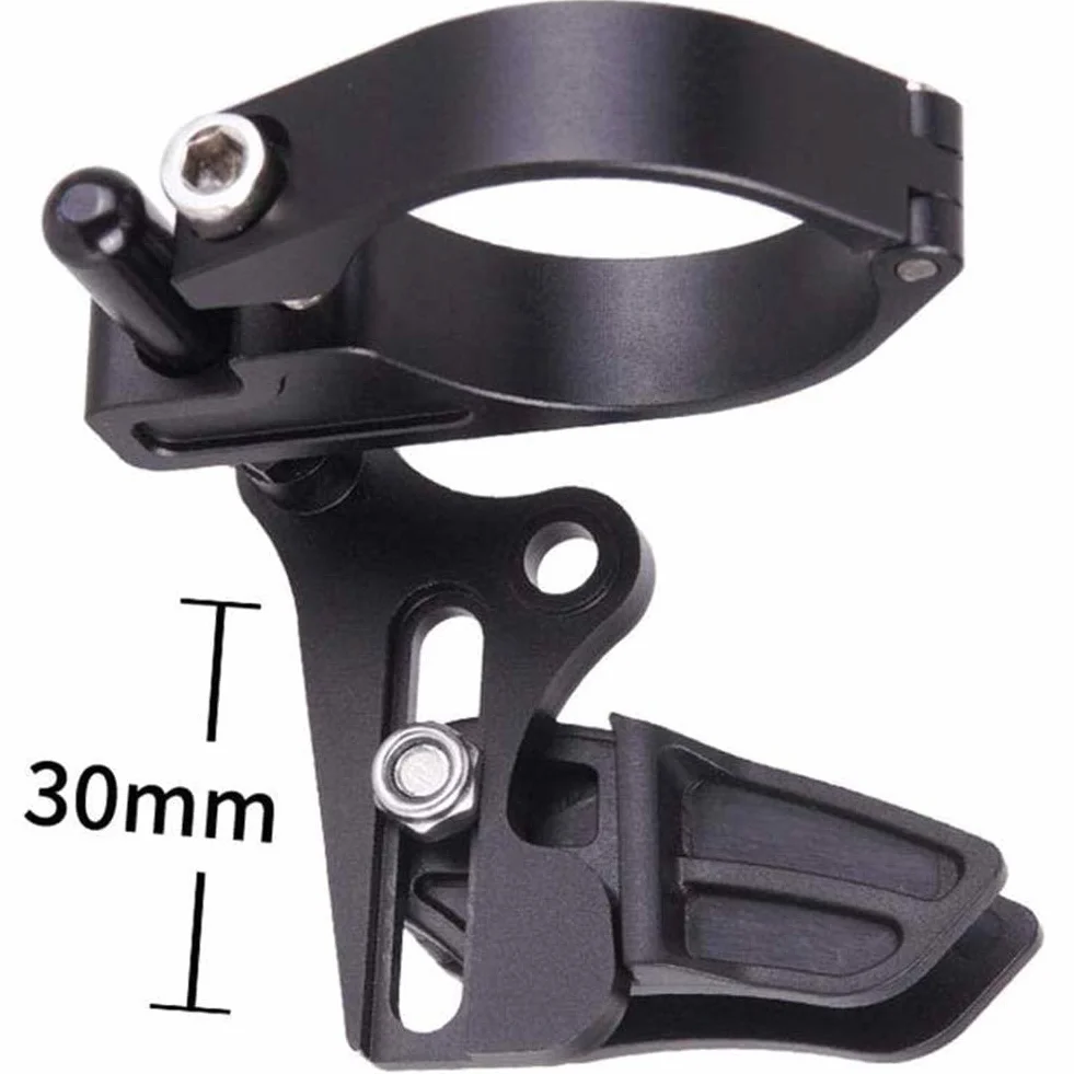 CYSKY Prowadnica łańcucha rowerowego, osłona łańcucha roweru górskiego, ochrona łańcucha MTB, 7075, stop aluminium, do większości rowerów, rowerów szosowych, górskich