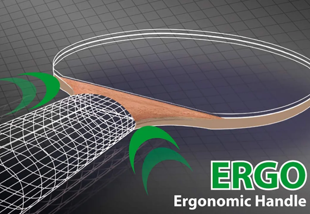 Donic-Schildkröt Table Tennis Bat Legends 700 FSC AVS Ergo Handle 2,0 mm Sponge FSC Wood Avantgarde ITTF Coating