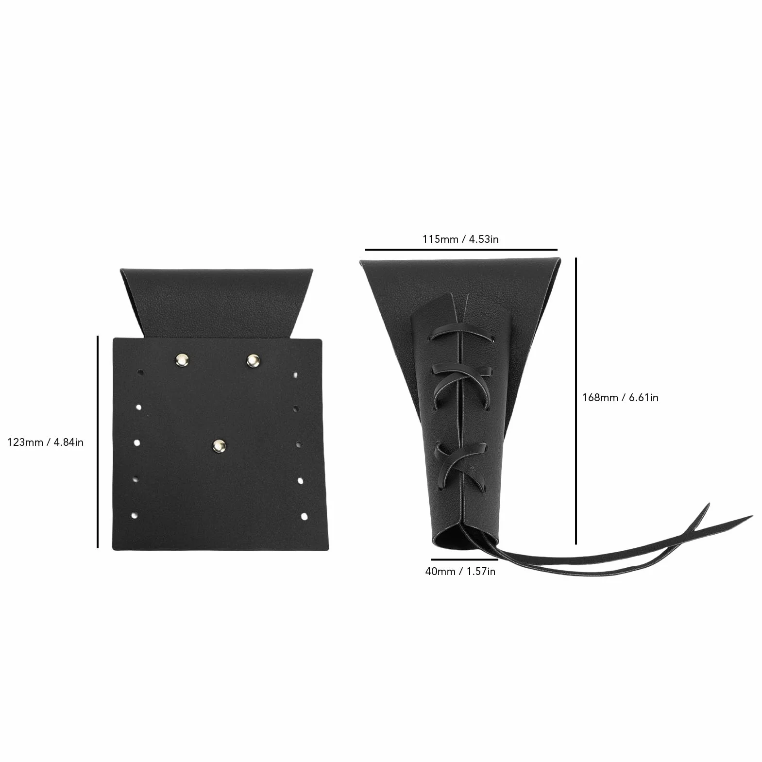 Regulowany Pasek Skórzana Kabura na Miecz Stylowa Kabura z Materiału PU na Sztylety, Miecze, Katany i Szpady dla Entuzjastów Cosplayu