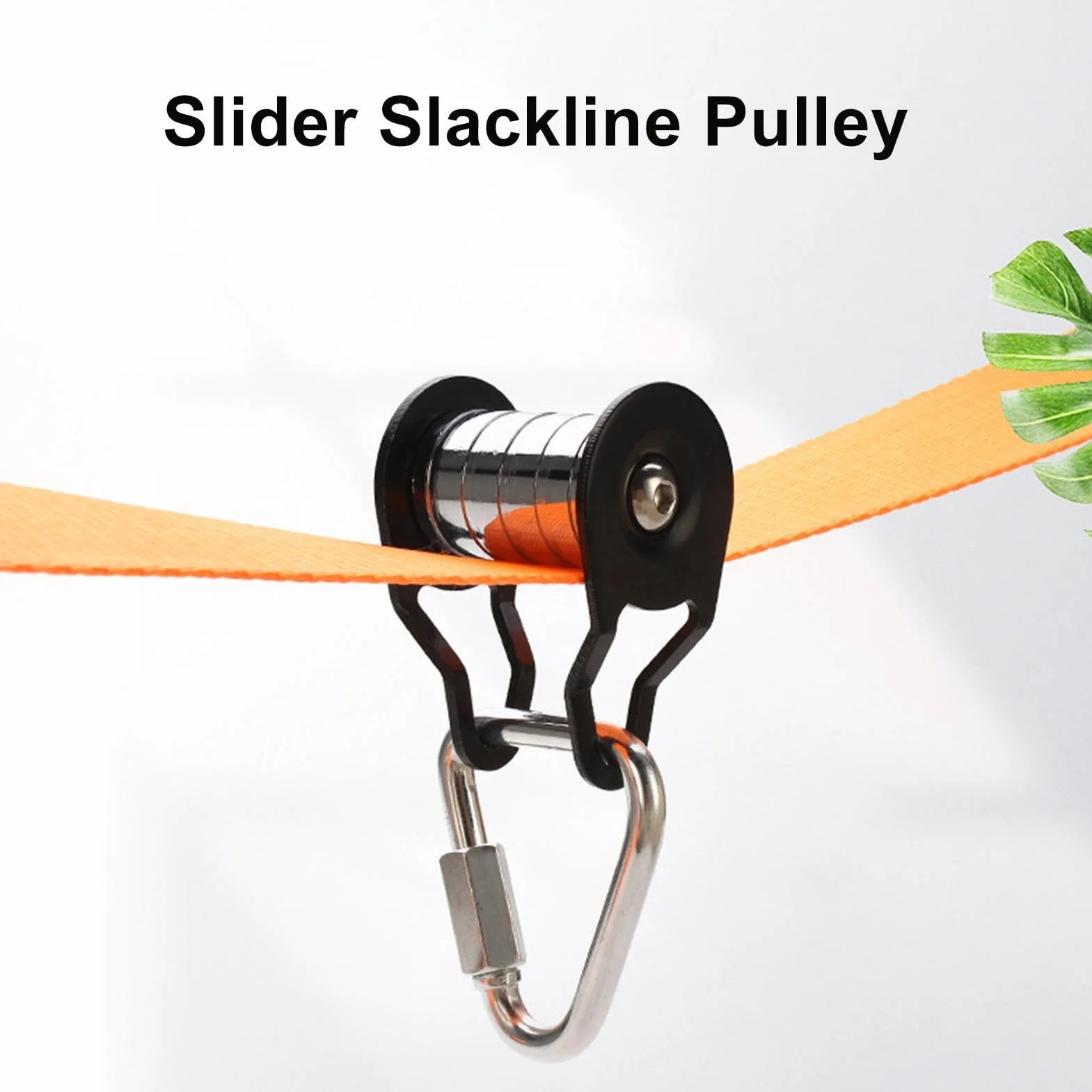 Slackl Slider Zipline Kit dla dzieci, zje?d?alnia linowa, rolka linowa, rolka linowa, do mocowania ka?dym SlackLi, zestaw do u?ytku zewn?trz, podwórko, zamek b?yskawiczny Li ne
