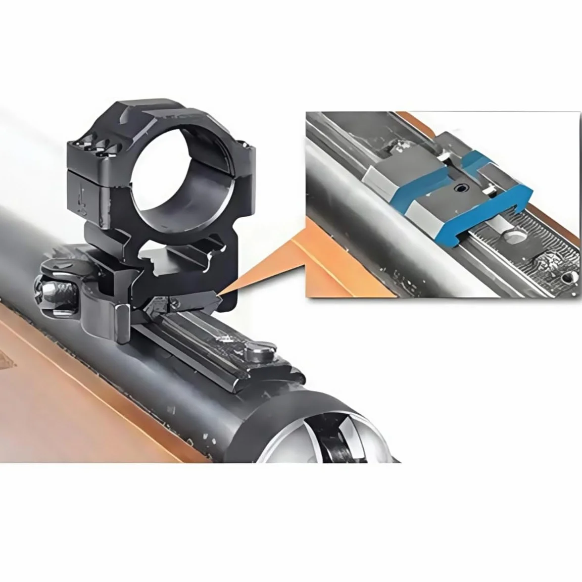 ACEXIER Adapter Szyny Naciskowej Magazyn Ogon Weaver Picatinny 11-22mm Aluminiowy
