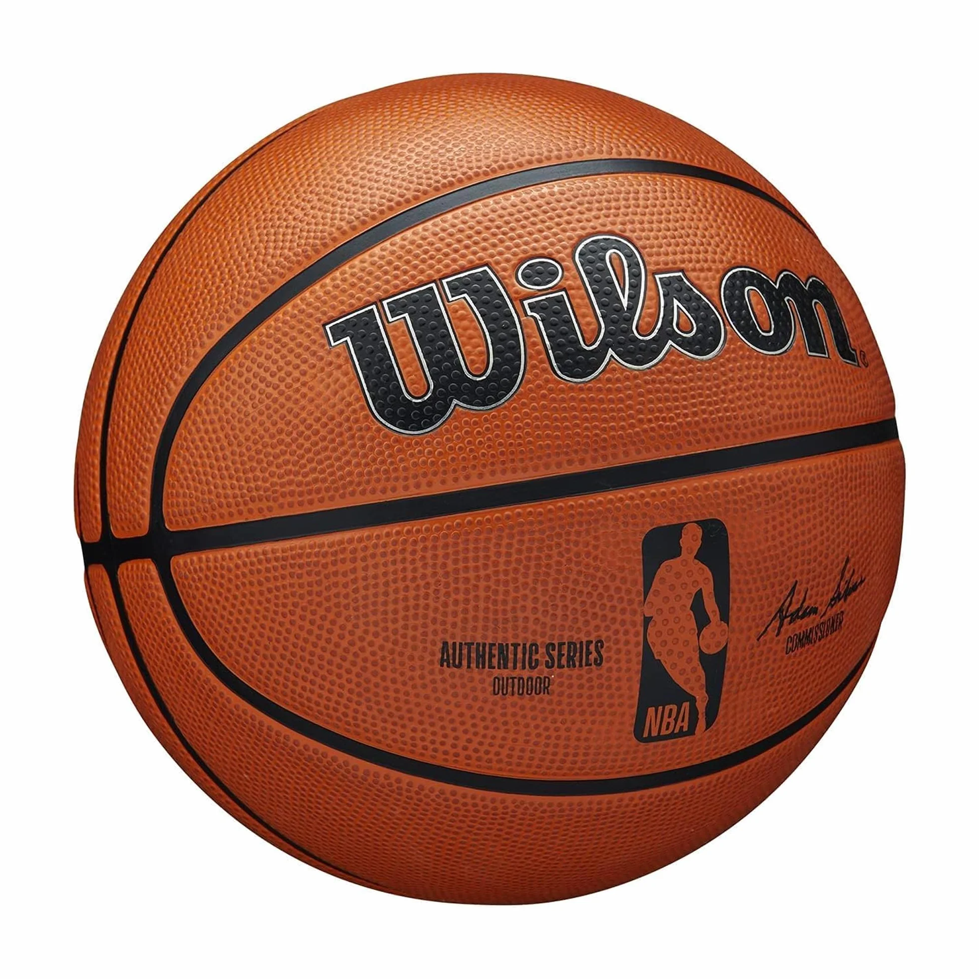 Wilson NBA Authentic Series Outdoor Koszykówka WTB7300ID07 Brązowy Rozmiar 7
