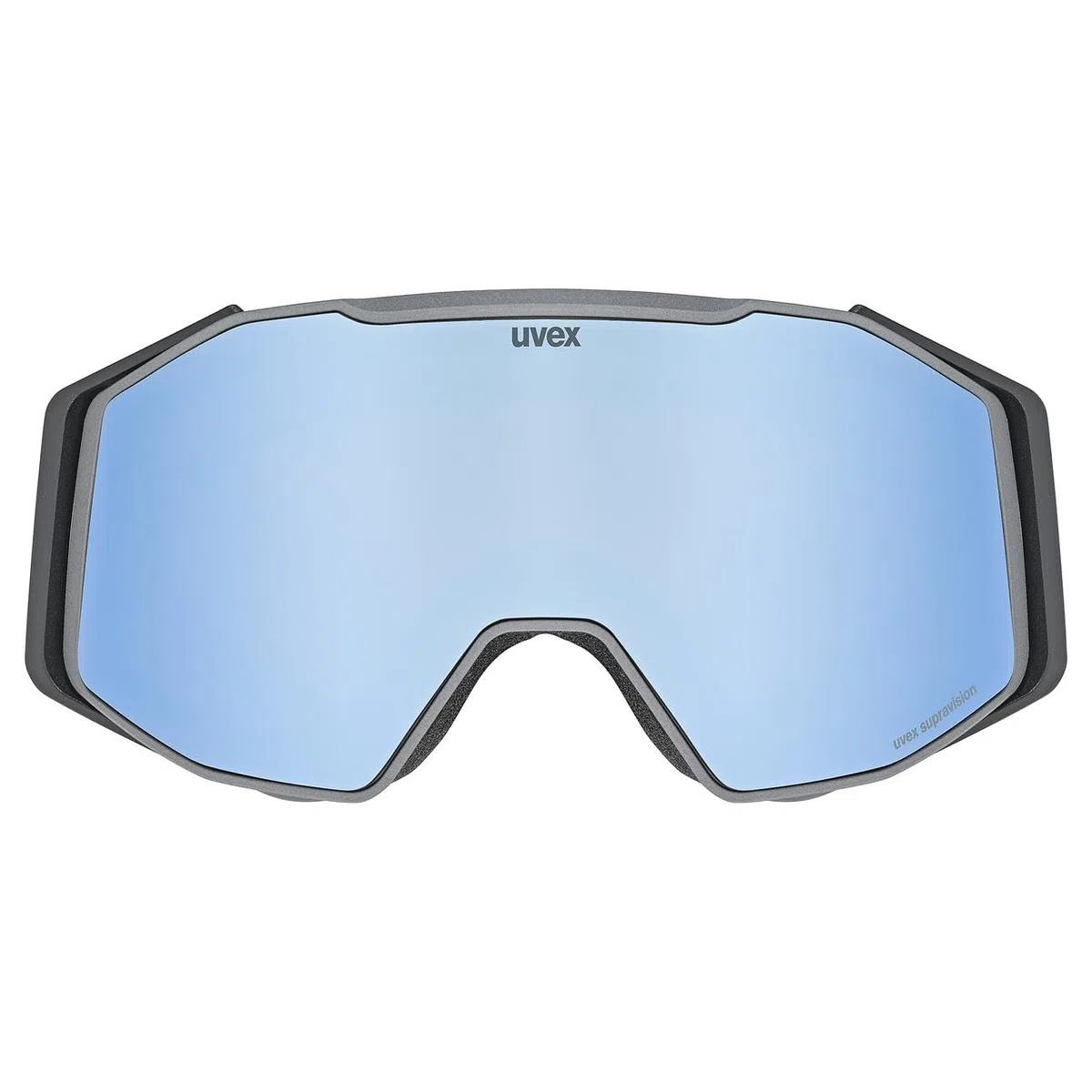 uvex gravity FM, Gogle narciarskie unisex-dorosły, rhino matt/ice-orange, one size