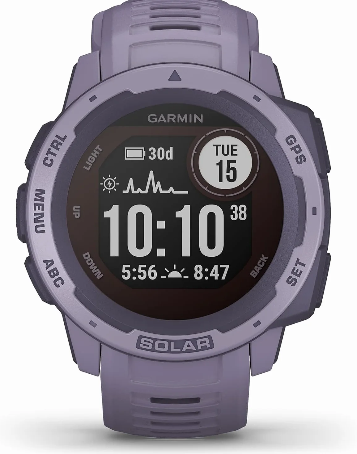 Garmin Instinct Solar GPS Smartwatch Orchid