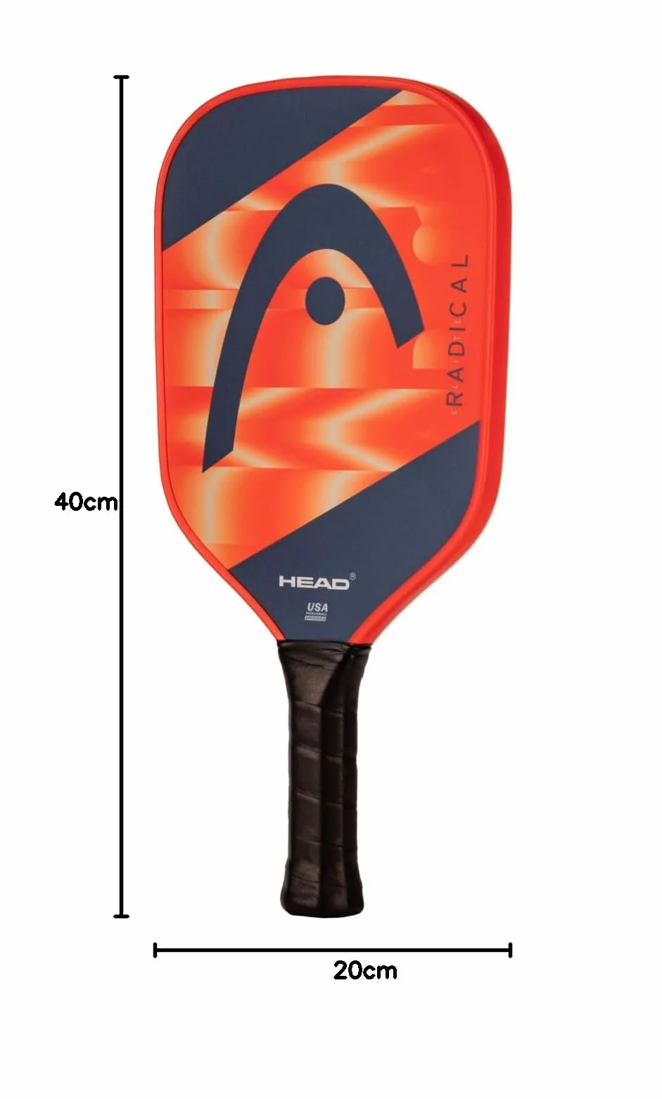 HEAD Radical Elite 2024 Pickleball Paddle, uniseks, kolor pomarańczowy, 1