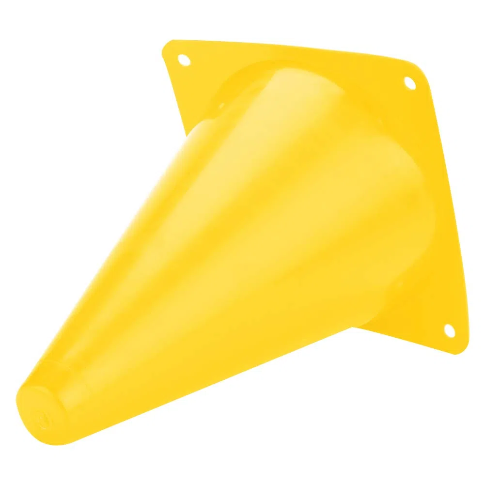 Alomejor 6 szt. 18 cm rożki sportowe piłka nożna szkolenie szyszki znacznik ruch zestaw (żółty)