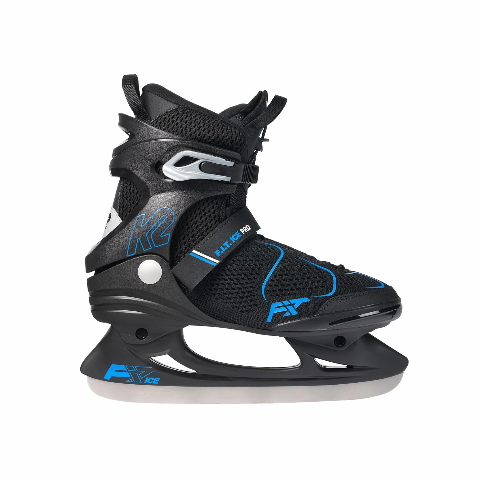 K2 Łyżwy męskie F.I.T. ICEPro, czarne - niebieskie, 25H0001