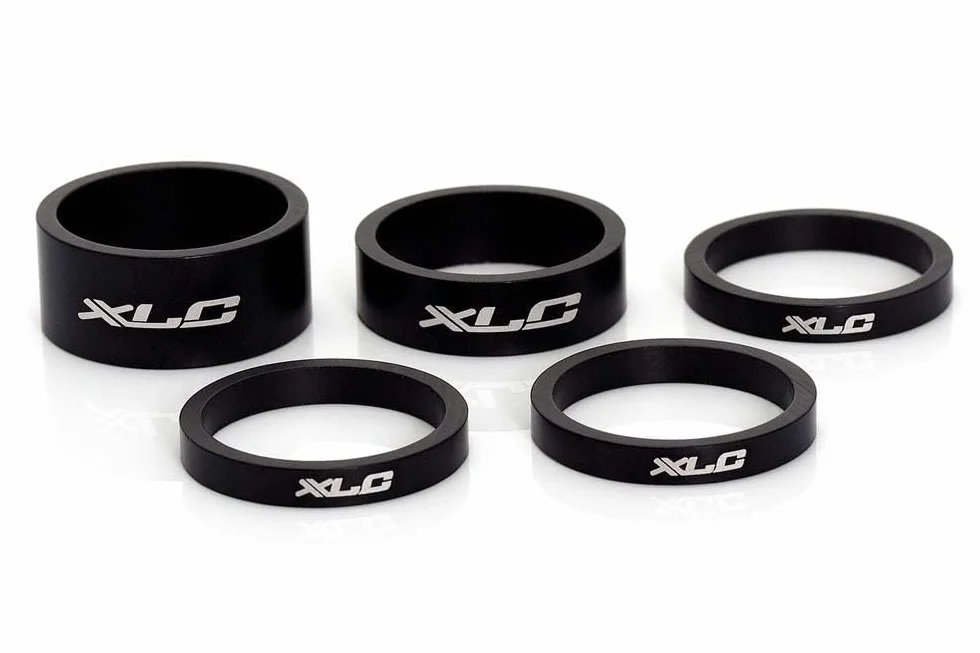 XLC Lenkkopferweiterung A-Head Spacer-Set 3x5/1x10/1x15 Mm 1 1/8 Zoll Przedłużenie głowicy sterującej