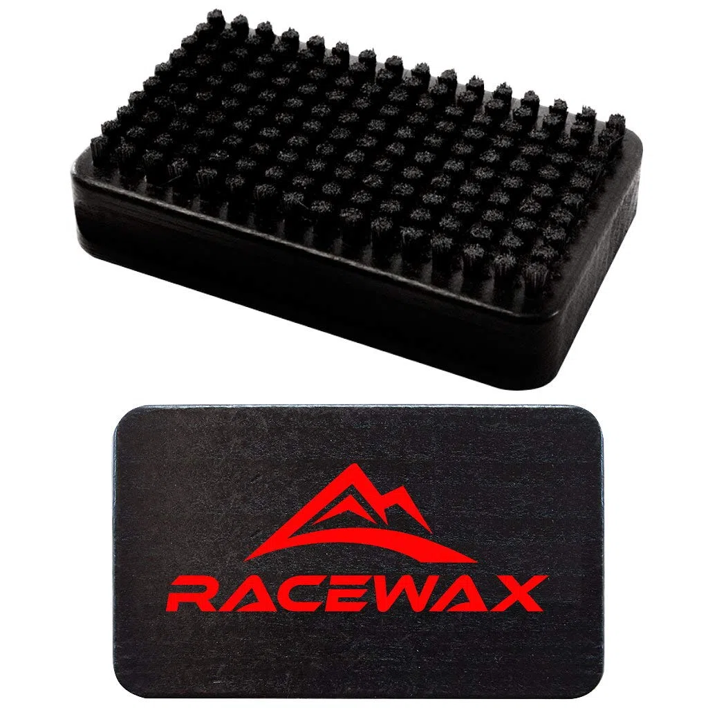 RaceWax Szczotka do nart zestaw 3 szt. z nylonową szczotką, szczotką do włosia i szczotką miedzianą
