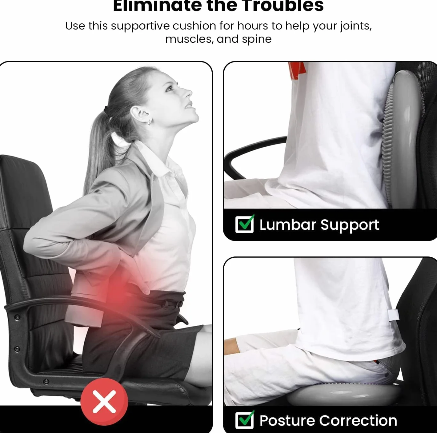 ROMIX Poduszka Wobble Cushion, 34 cm, Nadmuchiwana Poduszka Balansowa Stabilności Powietrza, Deska do Balansowania z Pompką, Antypoślizgowa Tarcza Balansowa, Siedząca Postawa Trener
