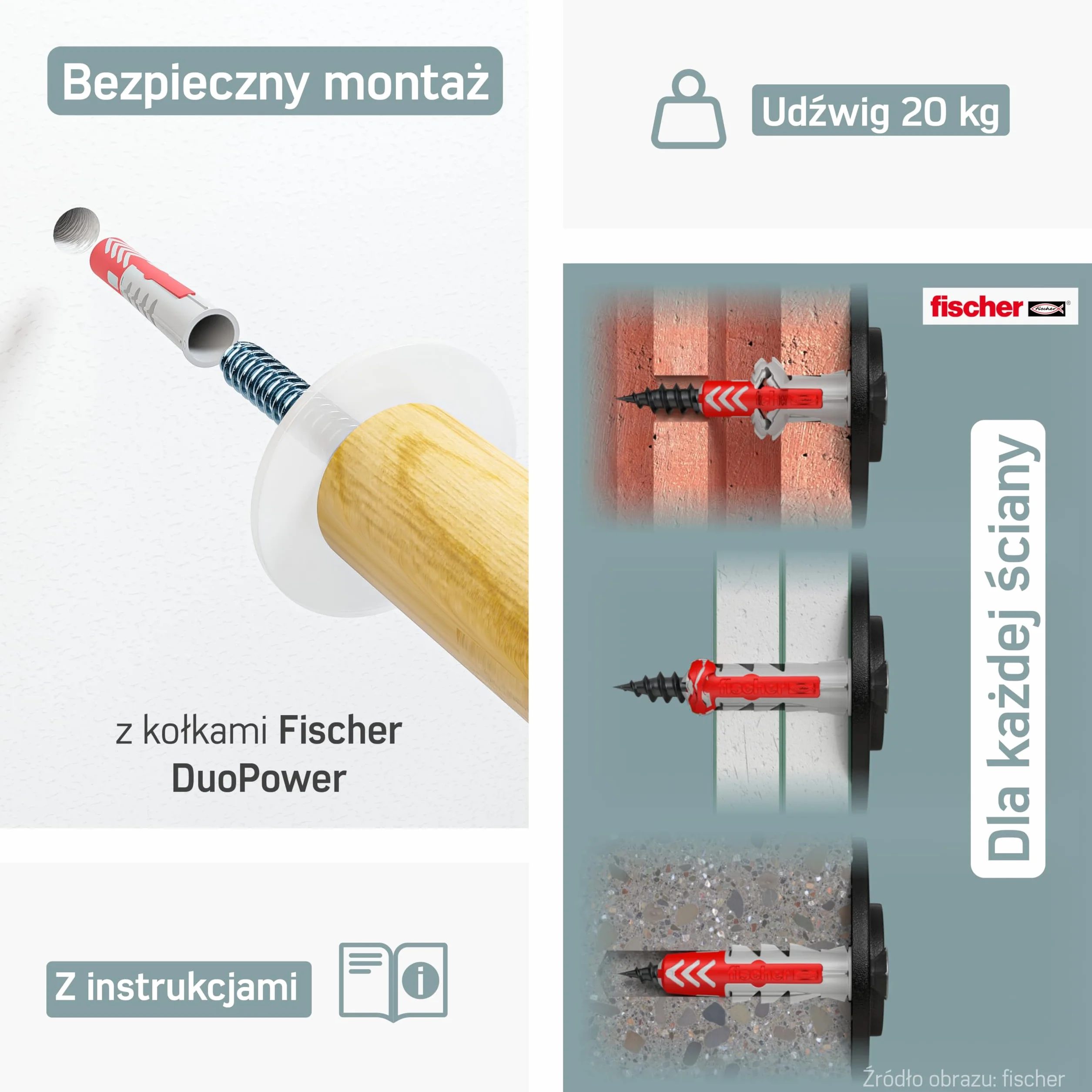 Borgen Uchwyt ścienny do rowerów drewno gumowa podkładka MTB szosowy miejski