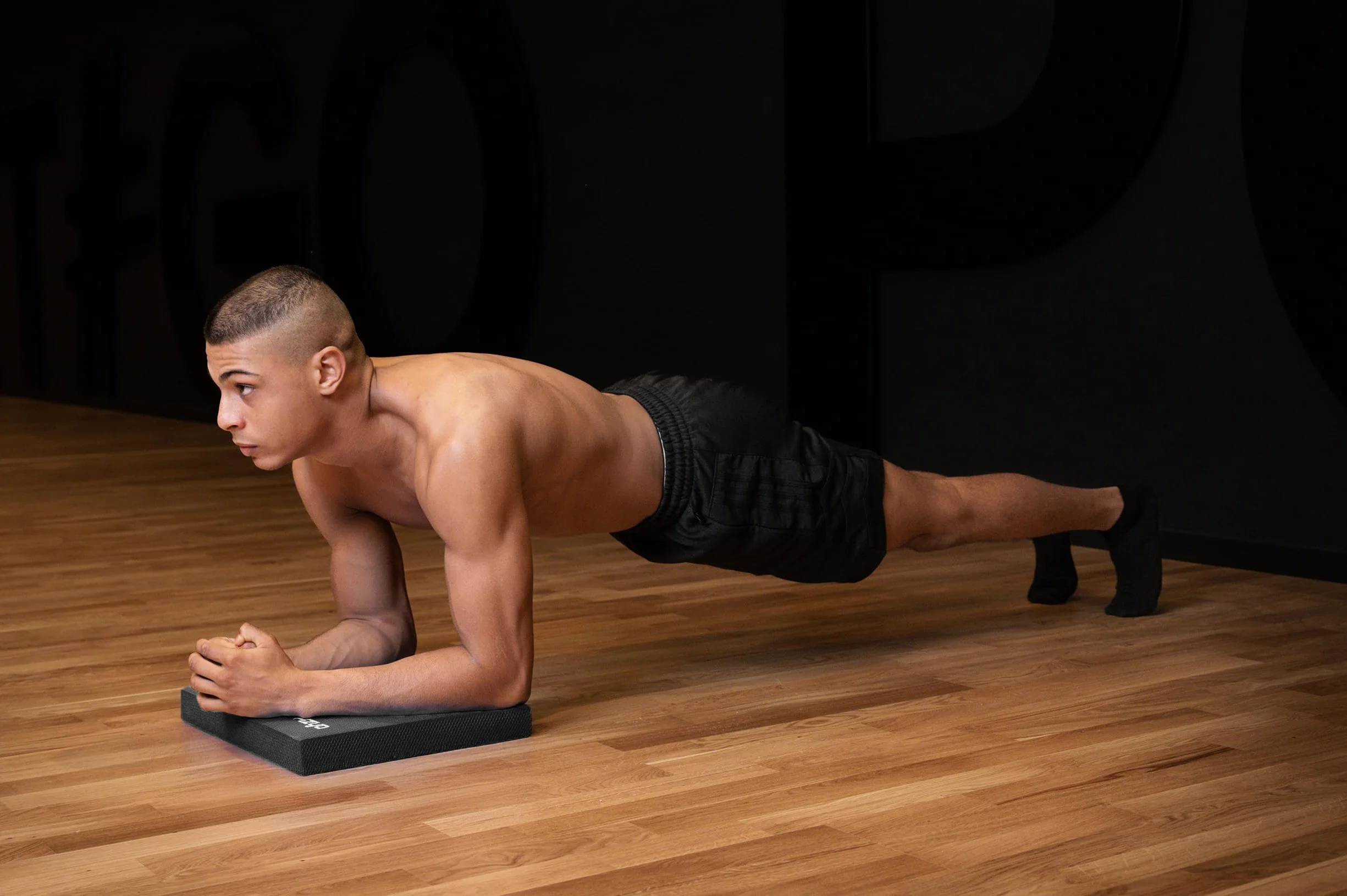 Fizyo Balance Pad - Antypoślizgowa Piankowa Mata do Jogi, Fitnessu, Pilatesu, Ćwiczeń Równowagi, Balansowania, Podkładka Stabilizująca, Koordynacyjna Poduszka, Miękka Pianka