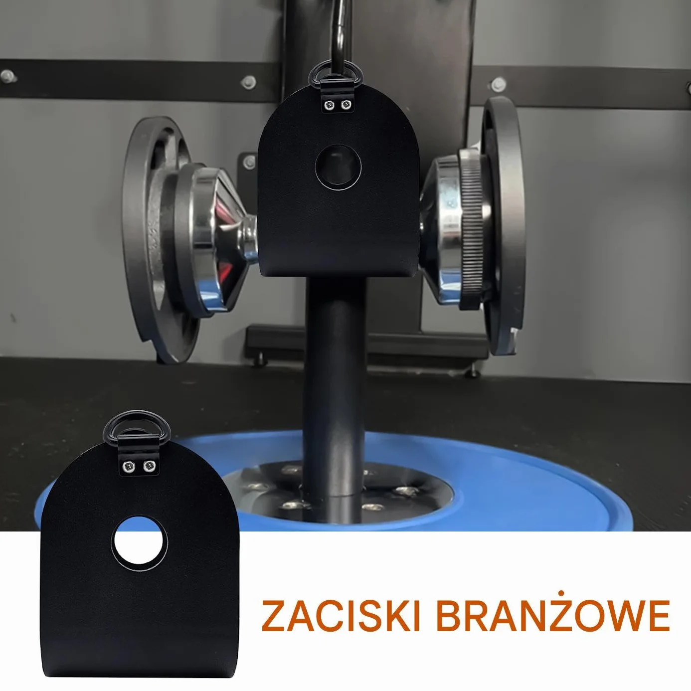 Weight Bar Clamps, Fitness Equipment Accessories, Secure Locking Design for Stability, Compact Shock-Absorbing Fit for Barbell Dumbbell, Ideal for Home Workouts