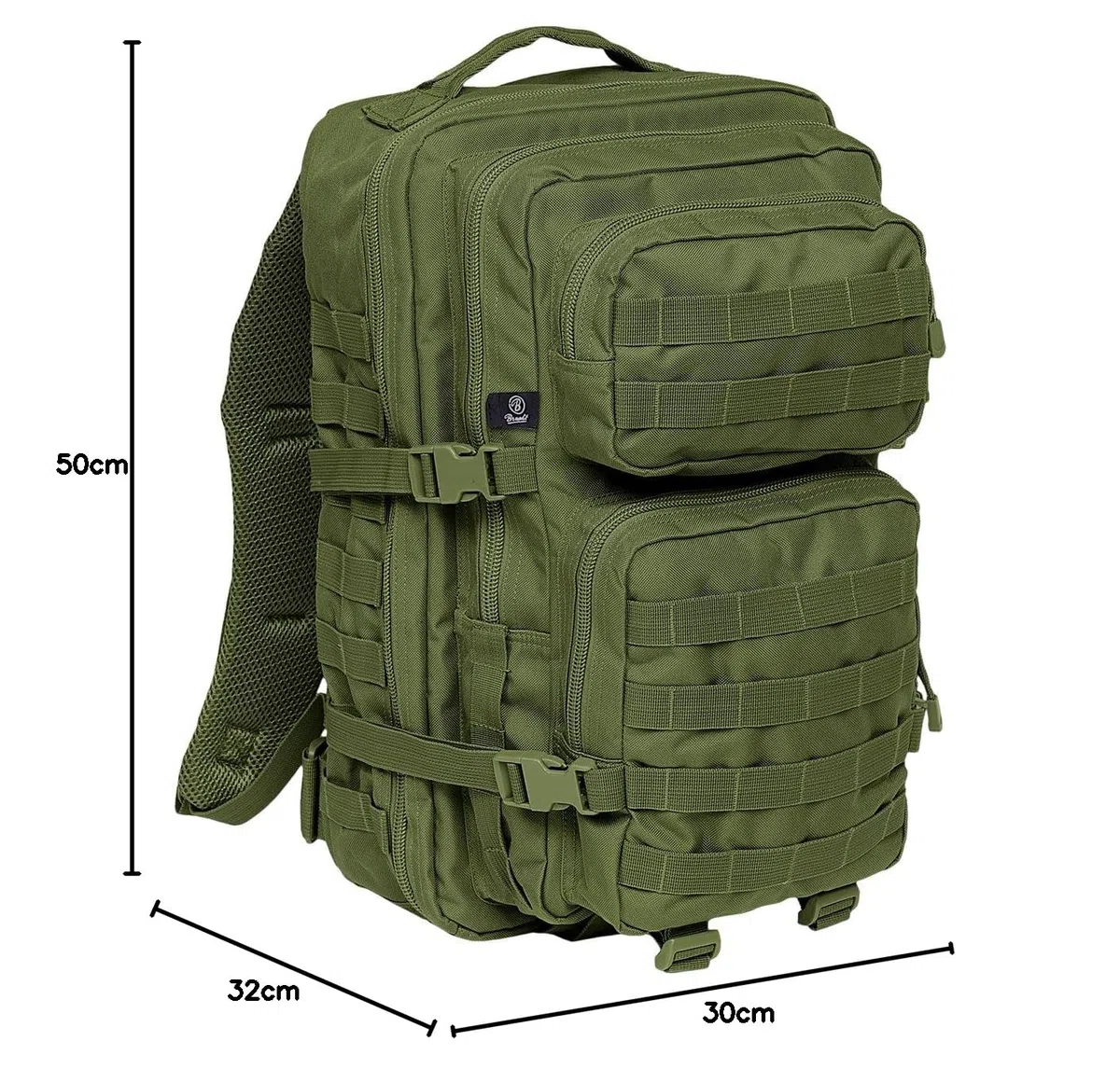 Brandit plecak Uniseks Us Assault Rucksack Medium (1 w zestawie)