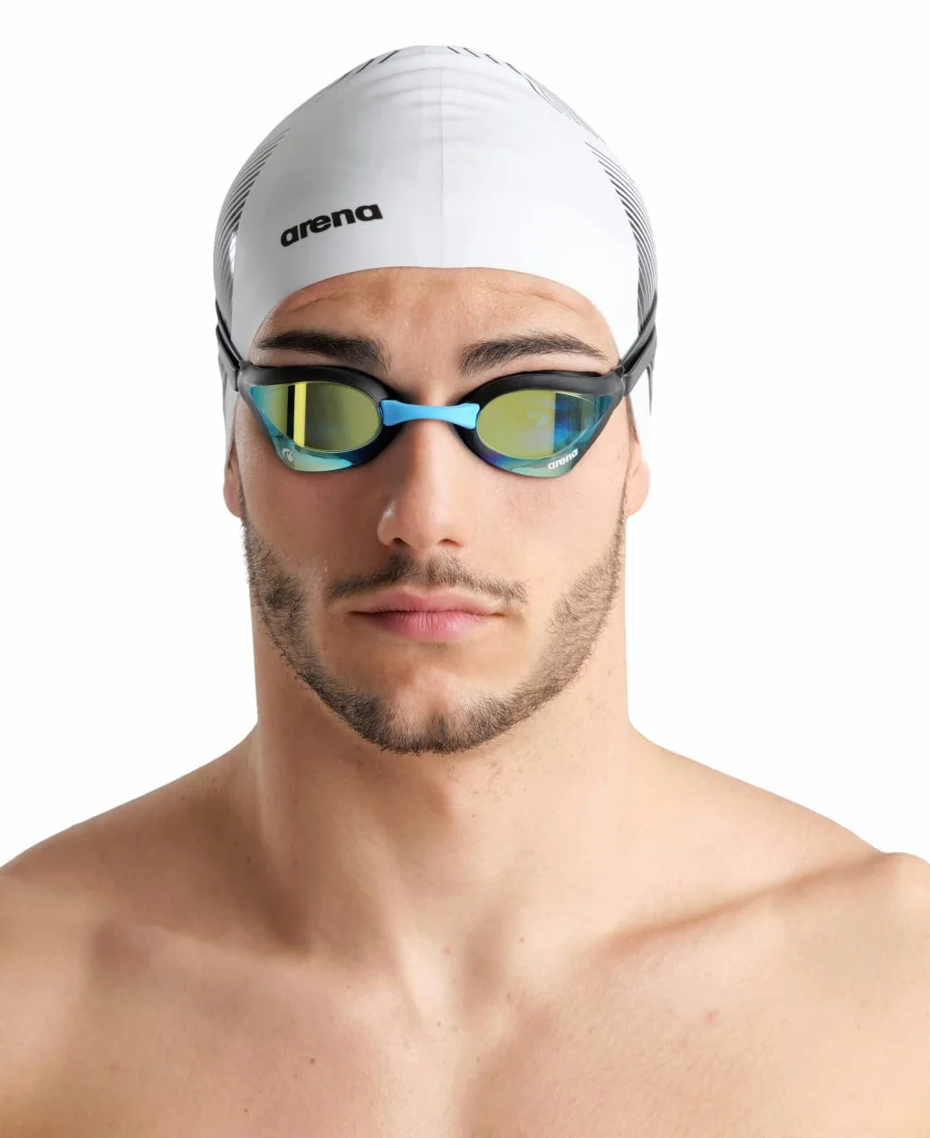Arena Cobra Core Swipe Mirror Okulary Unisex-Dorośli Aqua-Black TU