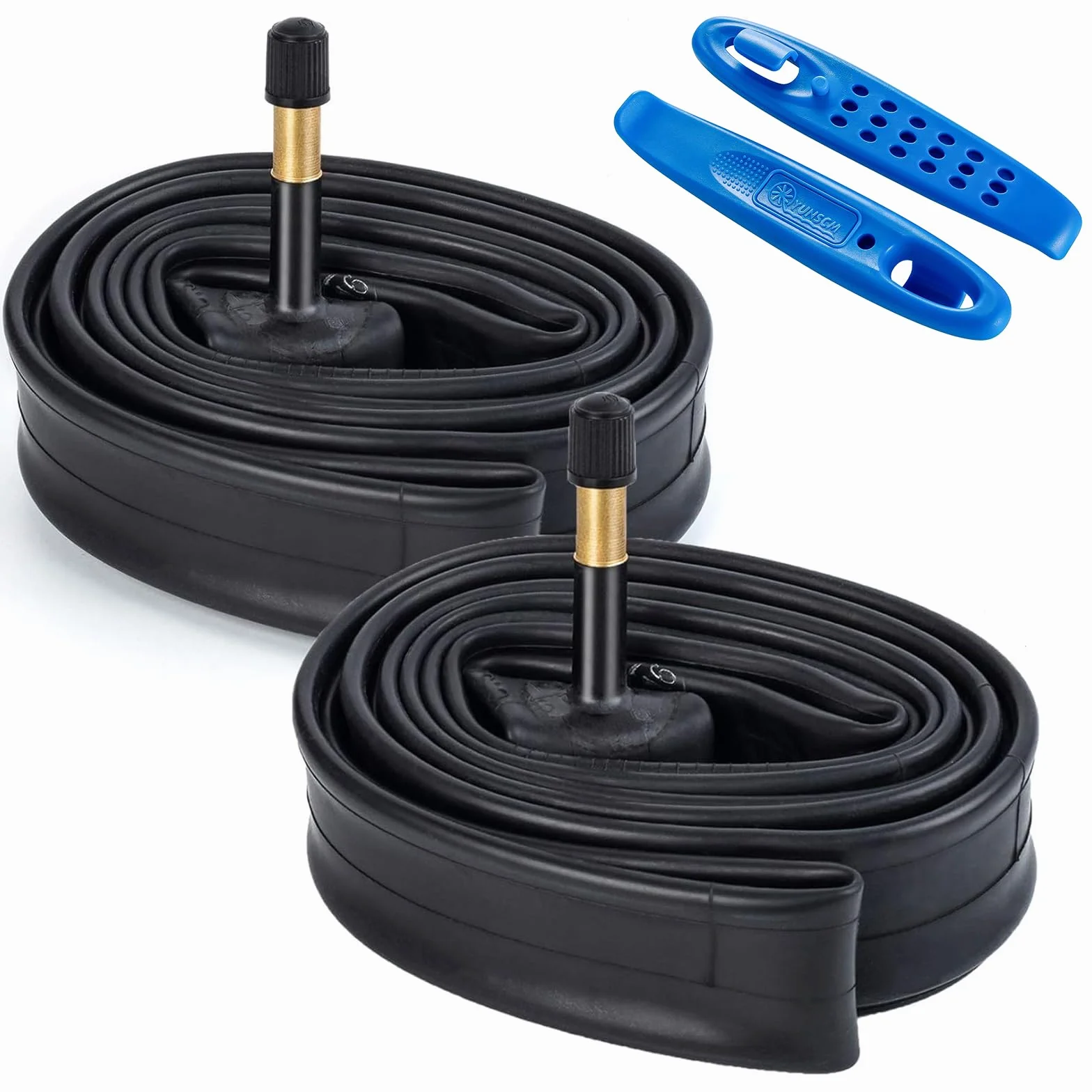 YunSCM Dwupak 700C" Bike Dętka 700x35C/38C/40C/43C AV48mm Long Valve 700C Rury rowerowe szosowe
