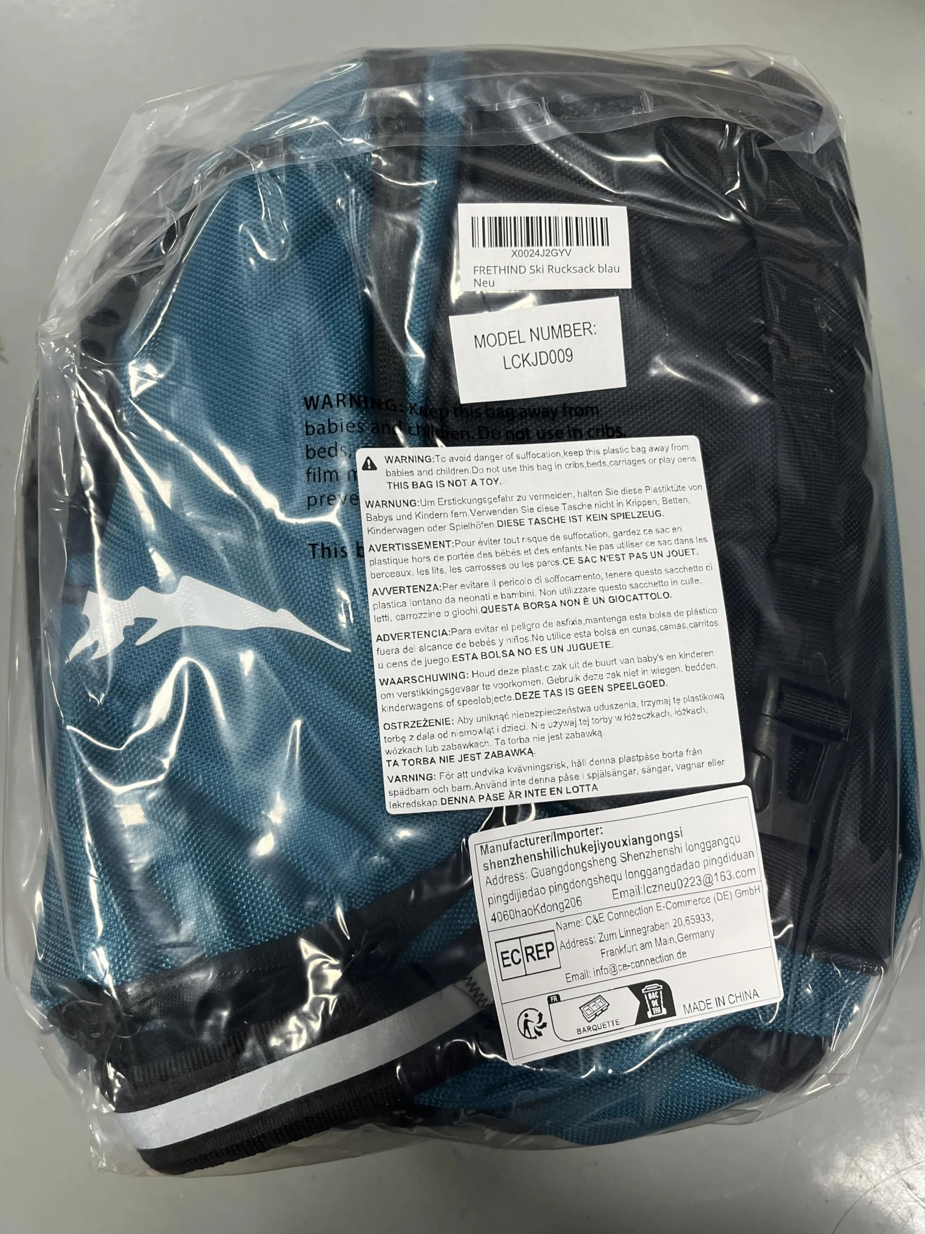 Plecak narciarski 50 l nylonowy torba na buty z kieszenią na kask