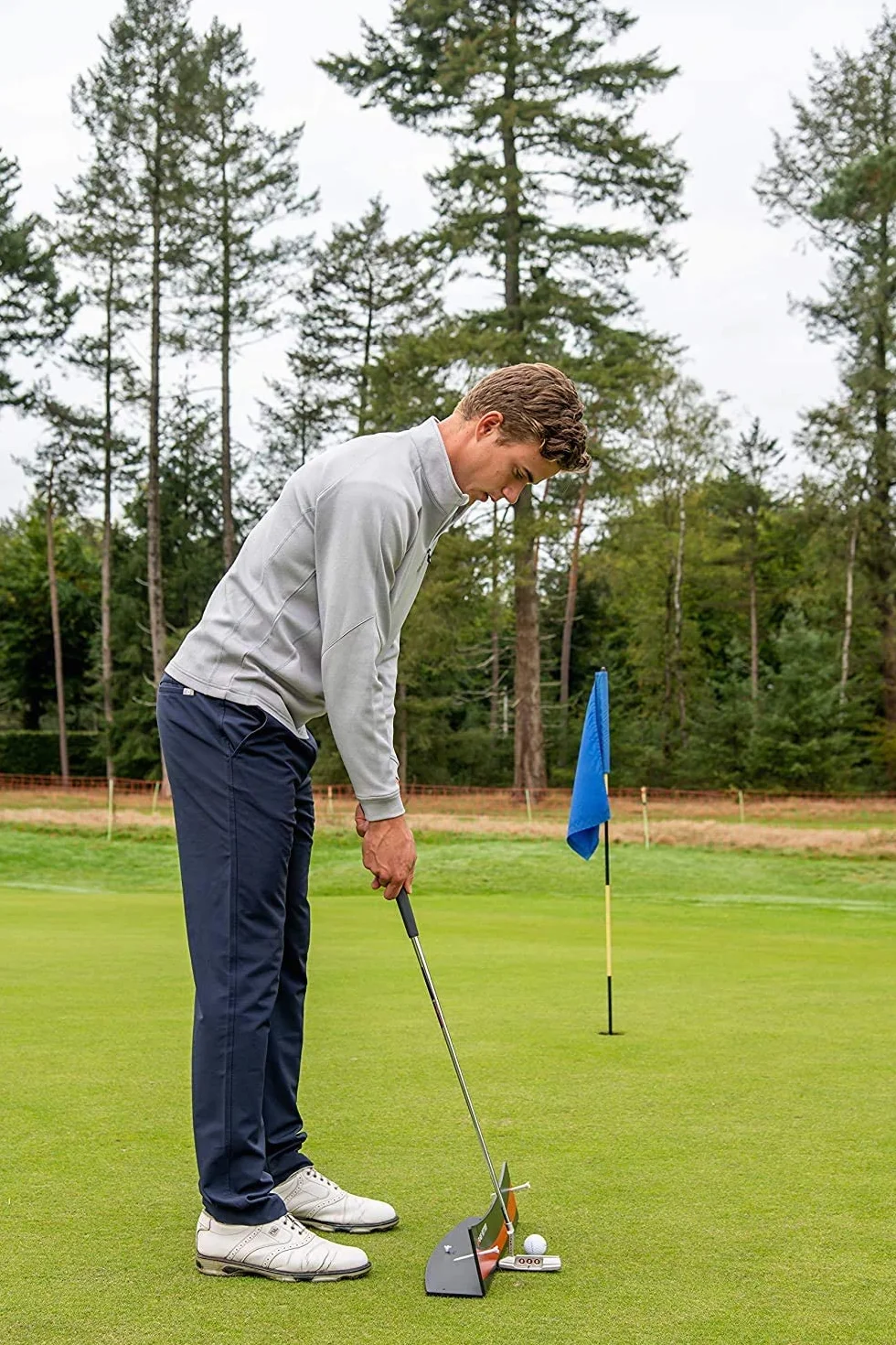 Pure2Improve Unisex Putt Path Putt Path - czarny/czerwony,