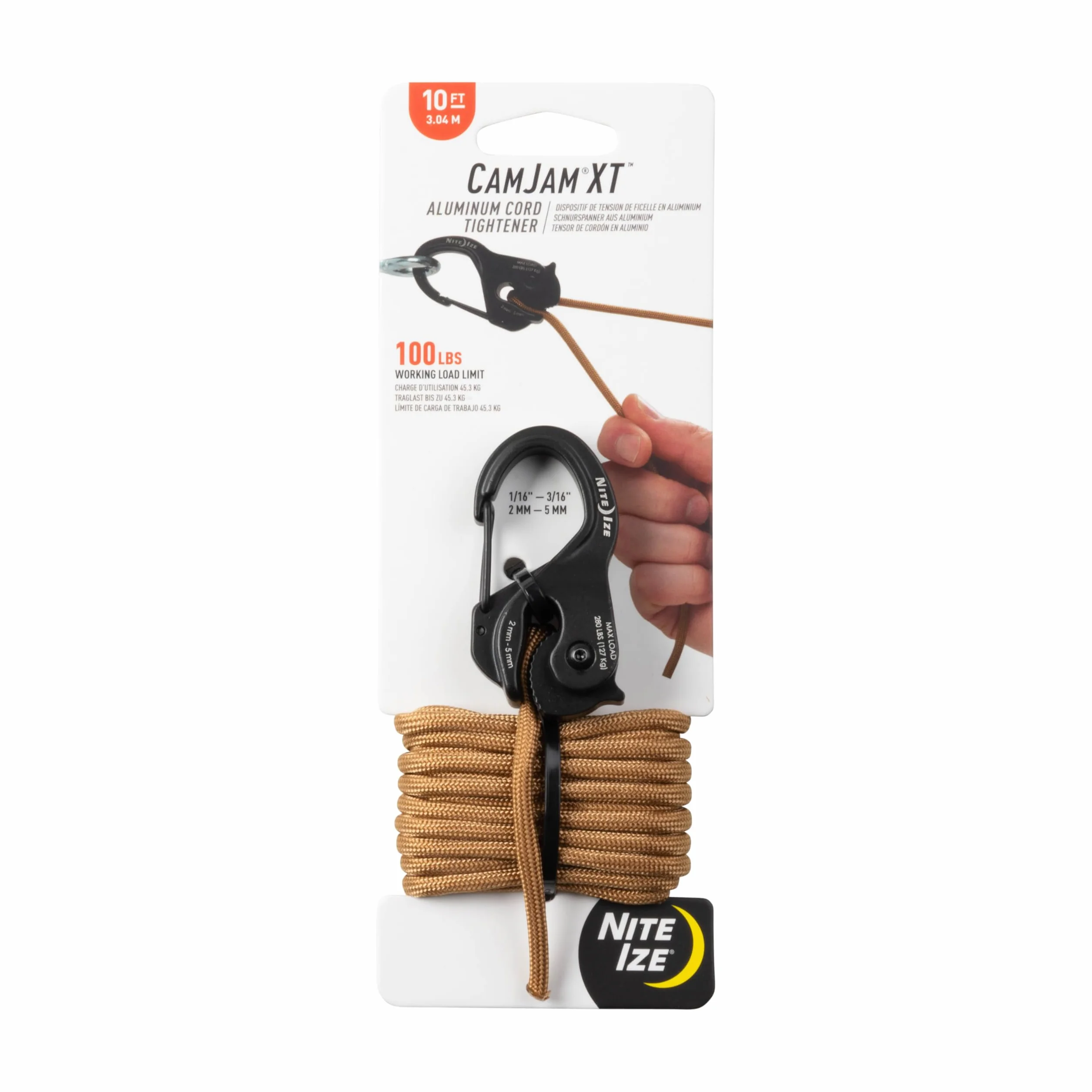 NiteIze CamJam Napinacz Sznurka Czarny
