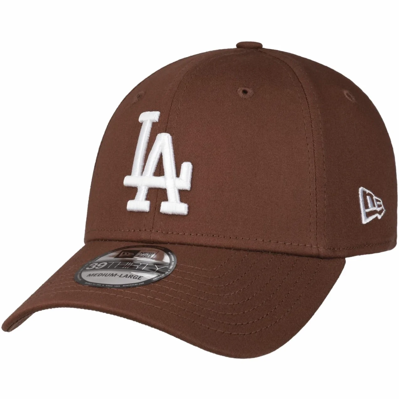New Era Czapka 39Thirty LE MLB Dodgers Mężczyźni Baseball Curved Brim Daszkiem Zamknięte tyłu