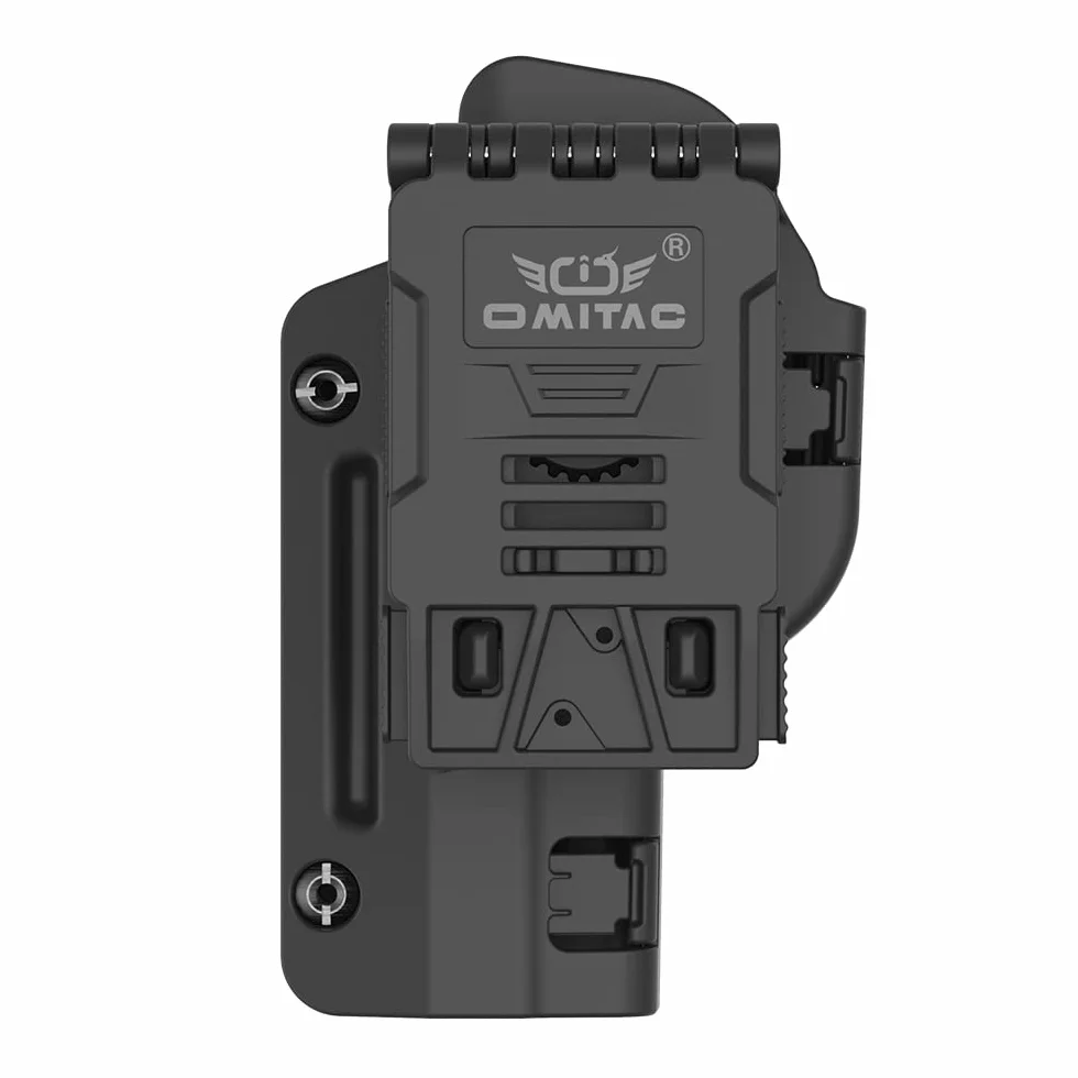 Obrót o 360° Glock17 Kabura do Glock17, 22, 31 Gen 1-4 i G17 Gen5 - Prawa ręka OWB klips do paska ukryty do noszenia