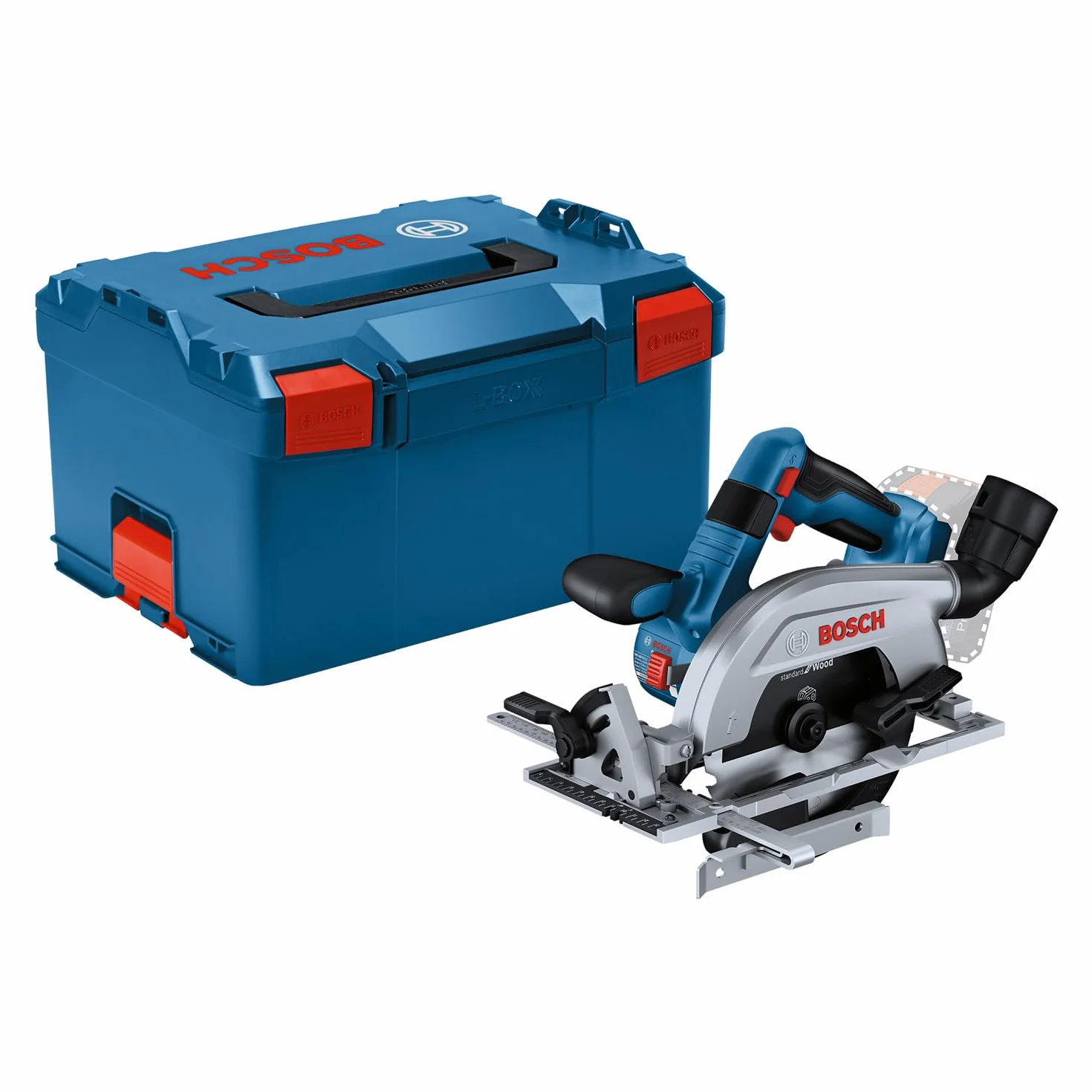 Bosch Professional GKS 18V 57-2 L Piła Tarczowa, Czarny/Niebieski
