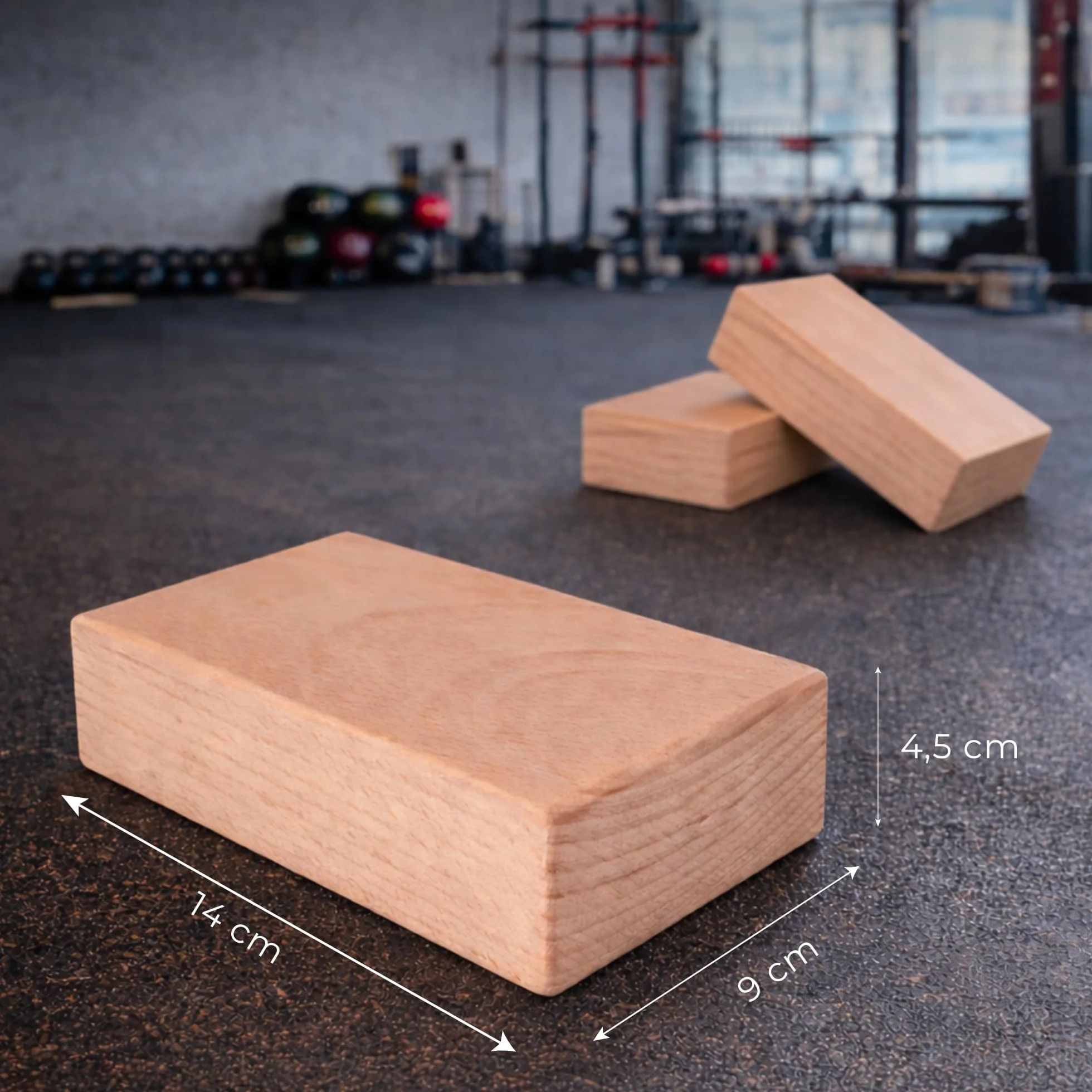 BalanceBlocks drewniane klocki do jogi i gimnastyki ergonomiczne podparcie nadgarstków zestaw 2 sztuk