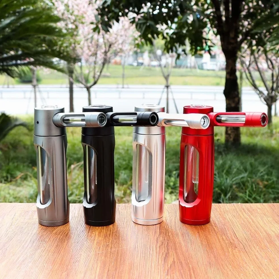Blazecan Glass Water Bottle, Aluminum Exterior, Leakproof, Pocket-Sized, Purple