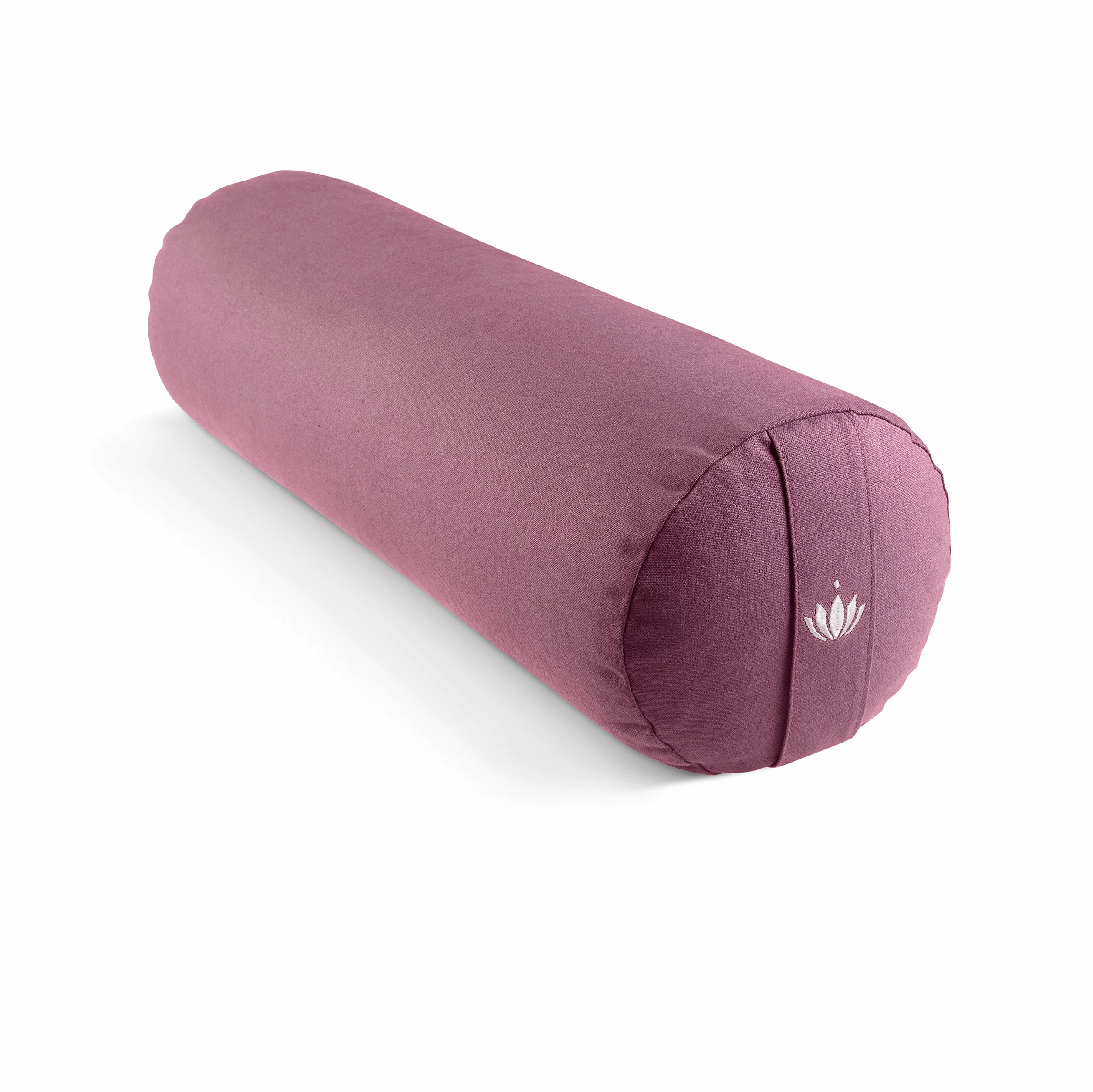 Lotuscrafts Yin Yoga Roller Ø24 cm - Rolka do jogi z wyściółką z orkiszu - zmywalny pokrowiec bawełniany