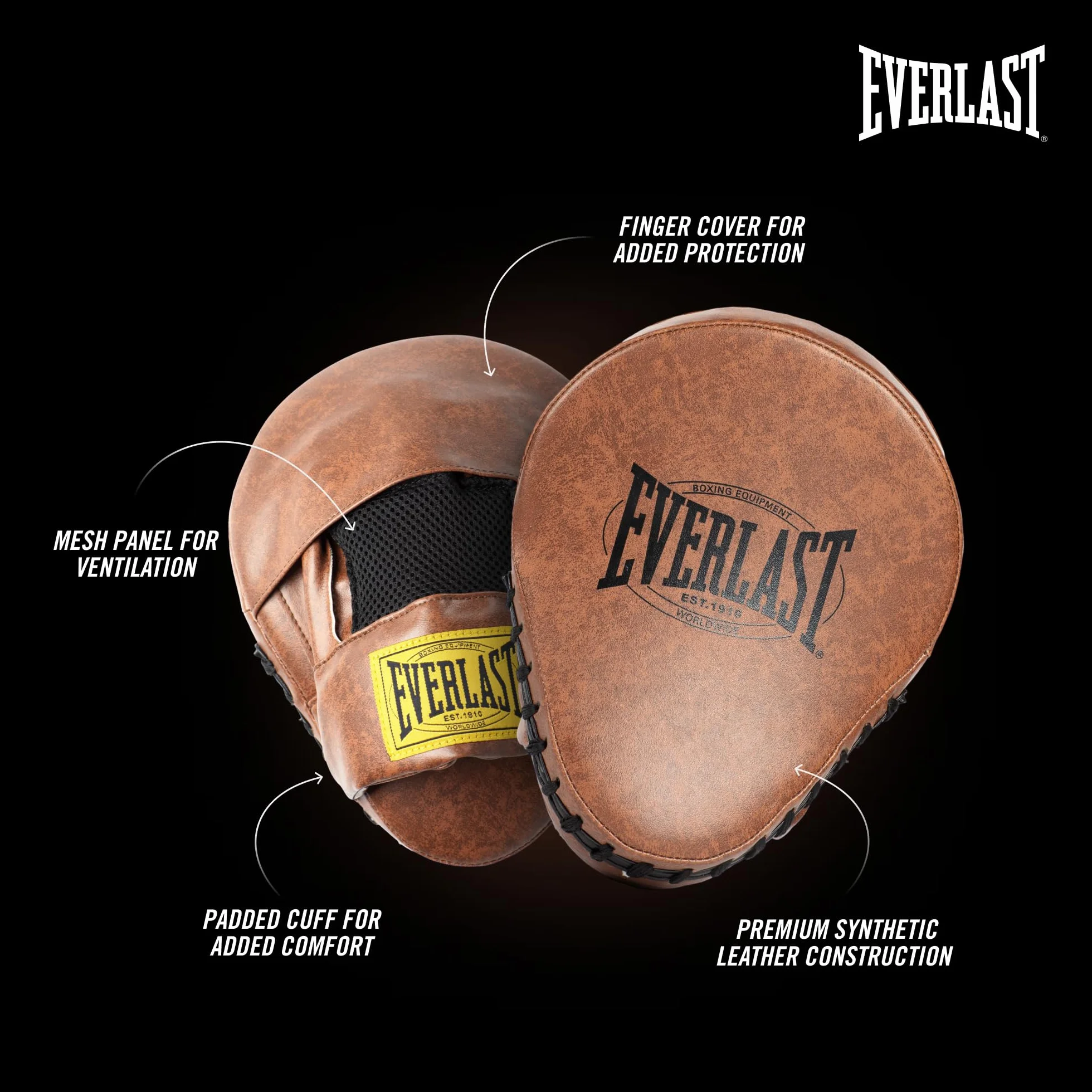 Everlast Rękawice bokserskie 1910 z potrójną pianką i podparciem nadgarstka