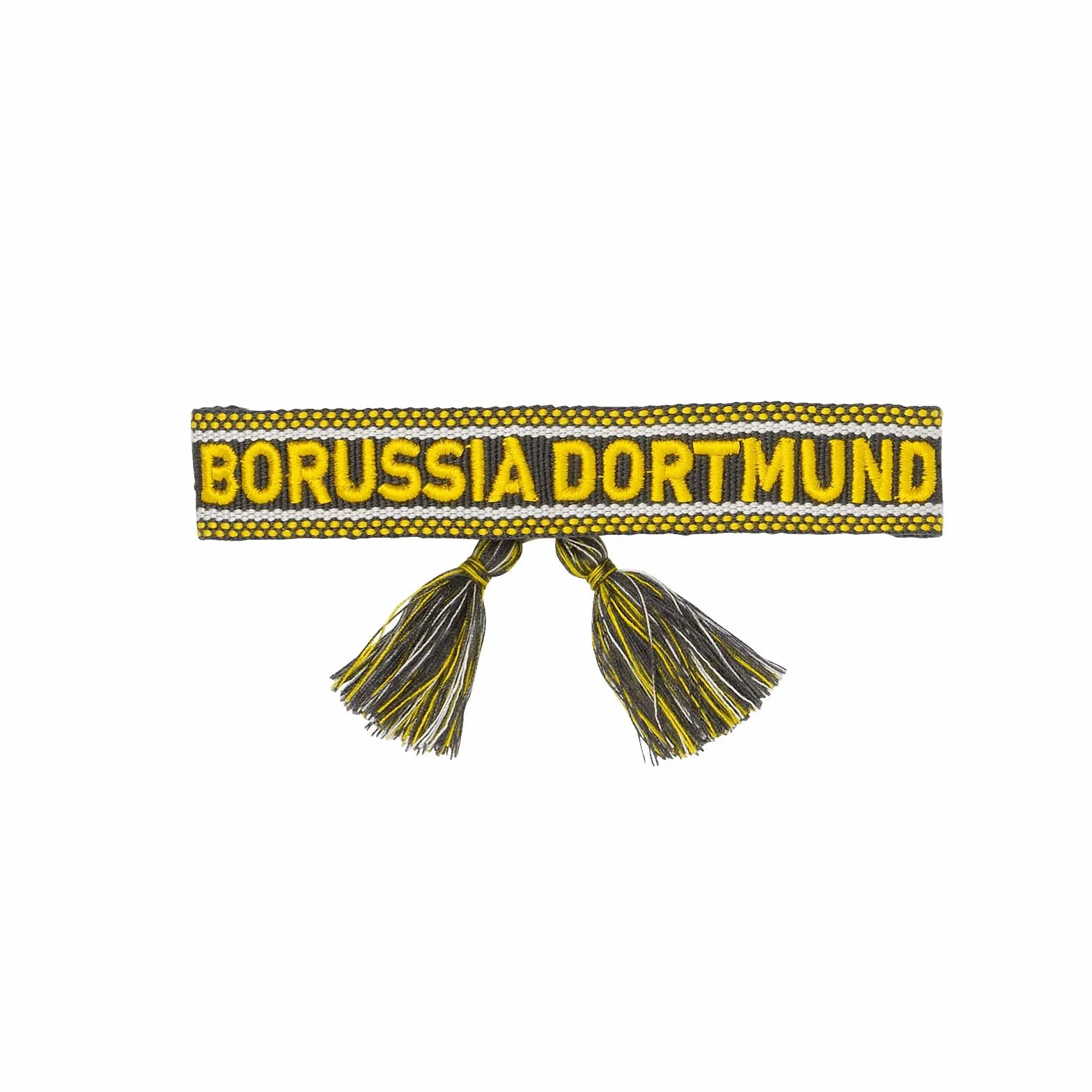 BVB bransoletka materiałowa – regulowany rozmiar – szerokość 1,8 cm – poliester