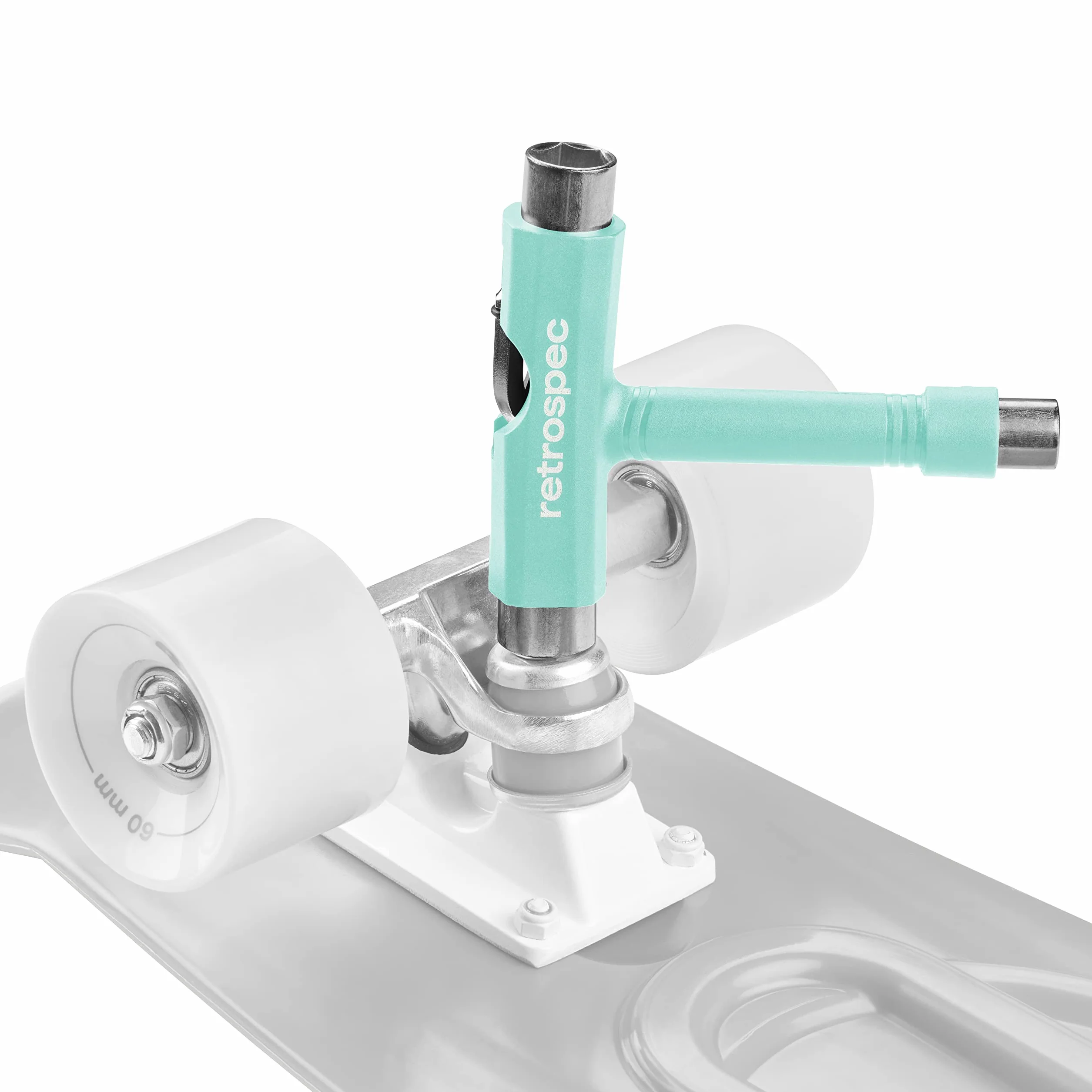 Retrospec Upkeep All-in-One wielofunkcyjne przenośne narzędzie do łyżworolek z kluczem imbusowym 2 w 1 i śrubokrętem krzyżakowym do regulacji i dokręcania kół deskorolki/longboardowych, ciężarówek i