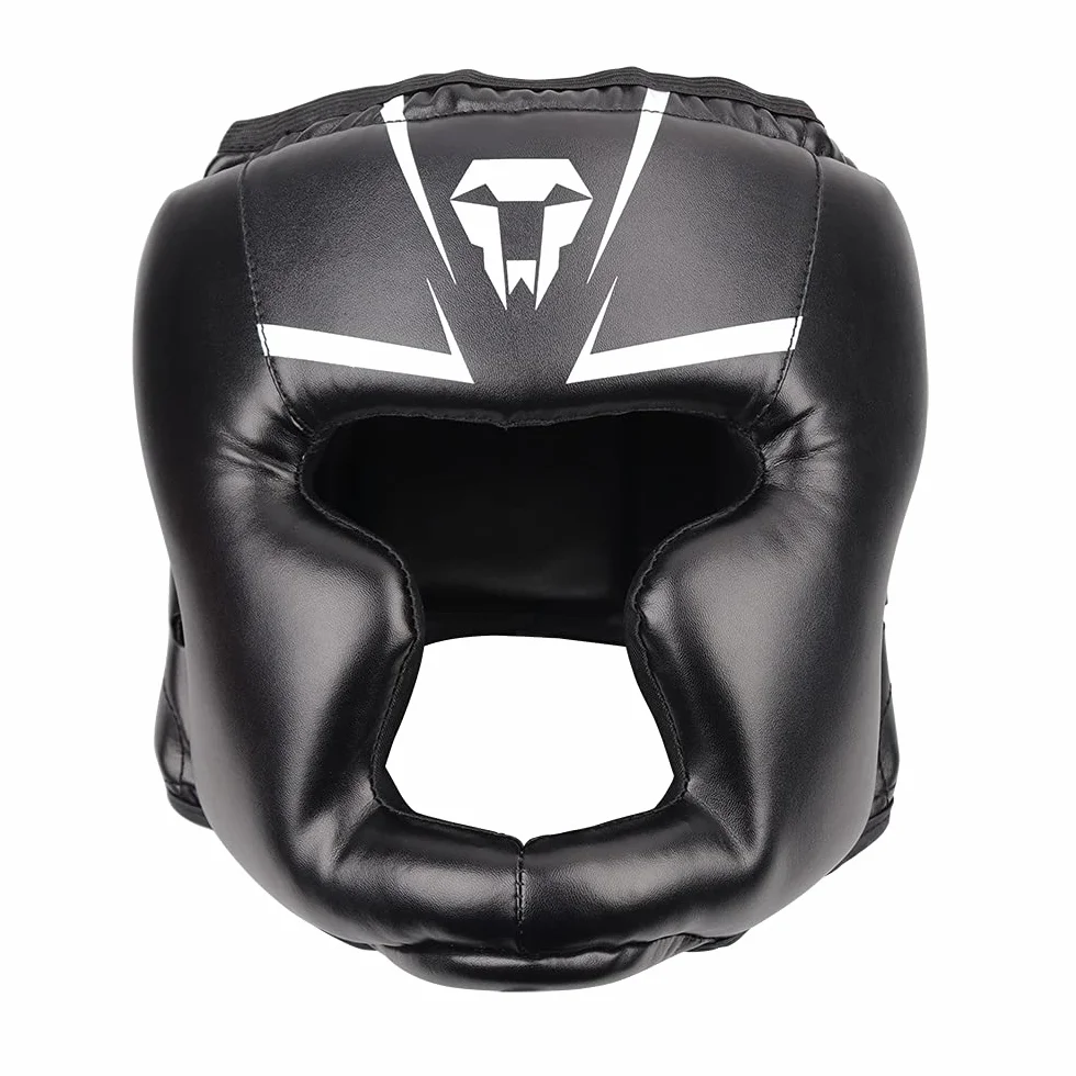 LangRay Kask bokserski dla dzieci i dorosłych: kask Kickboxing z siatką, headguard do Sparring Karate Taekwondo sztuk walki…