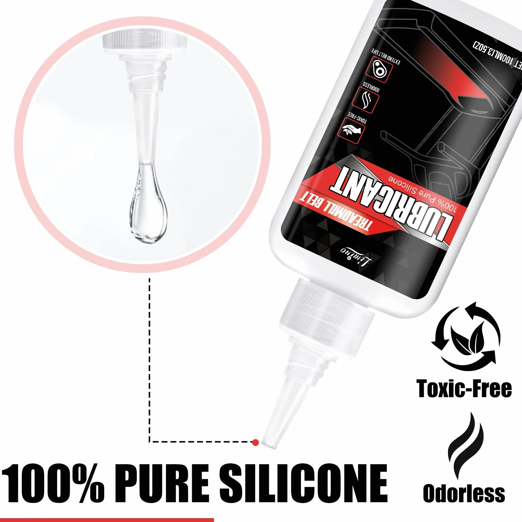 Silikonowy olej smarowy do bieżni 200 ml