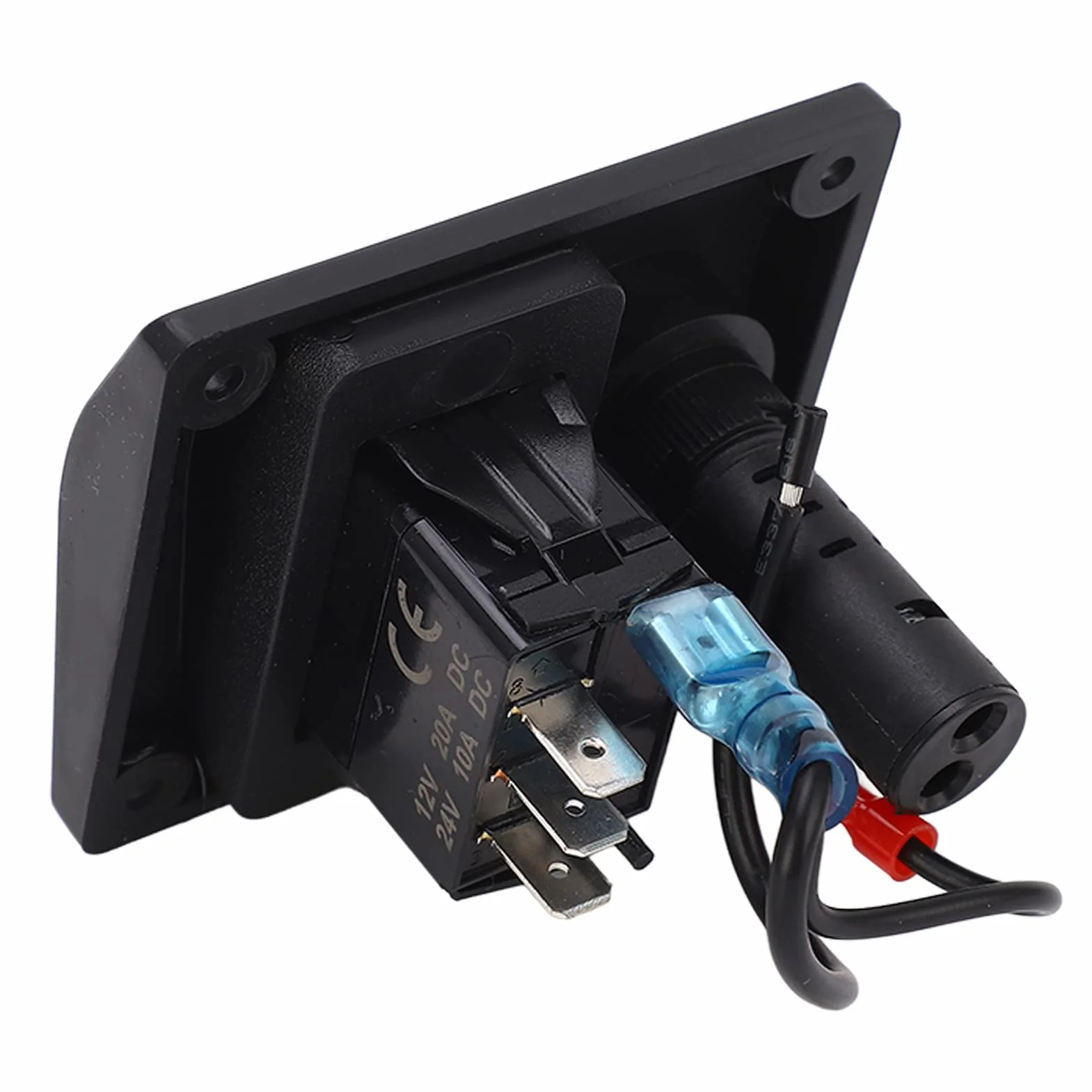 3 Way Warunek Przełącznika Pompy Zęzowej Man Off Auto Włącznik Pompy Zęzowej z światłem LED dla Statków i Jachtów DC24V 3 Way Dilge Pomp Pump Pone (DC12V)